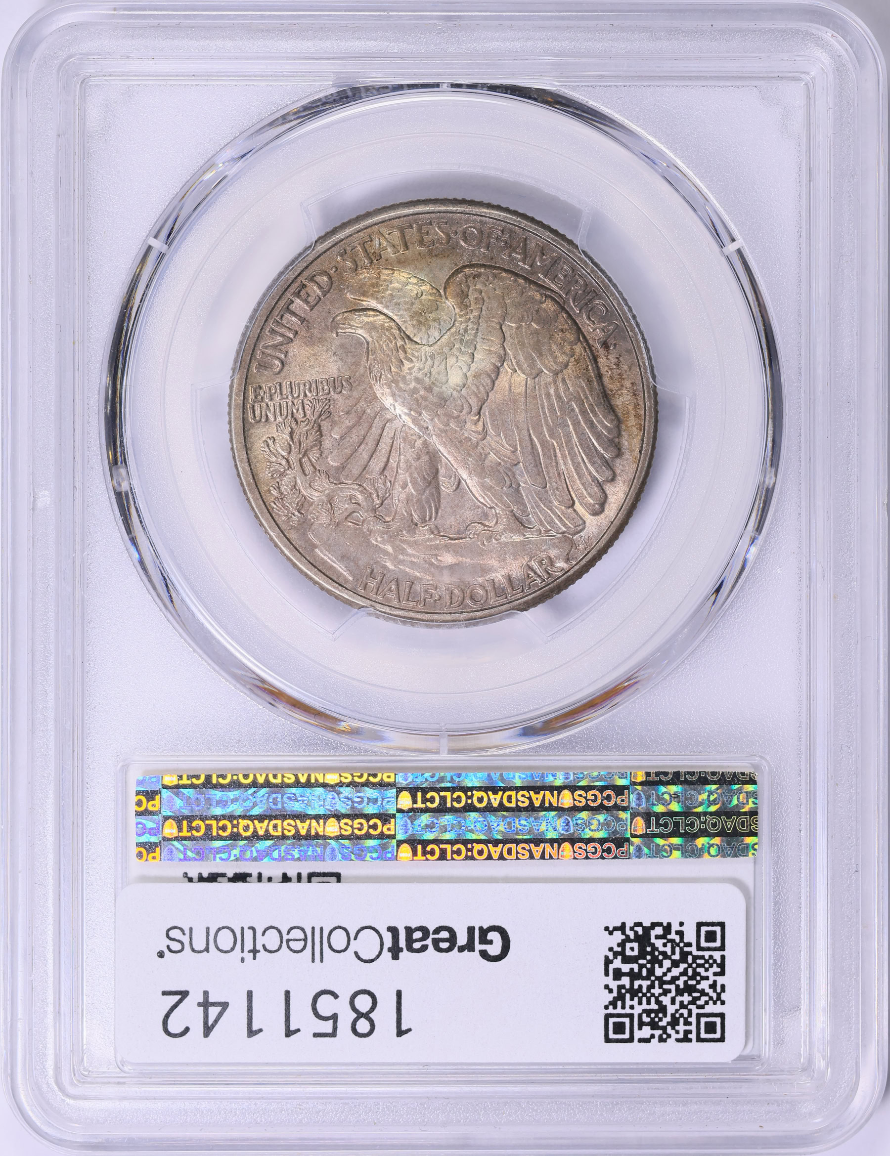 1941 Walking Liberty Half Dollar PCGS MS-62 (Toned) (Item 1851142 ...