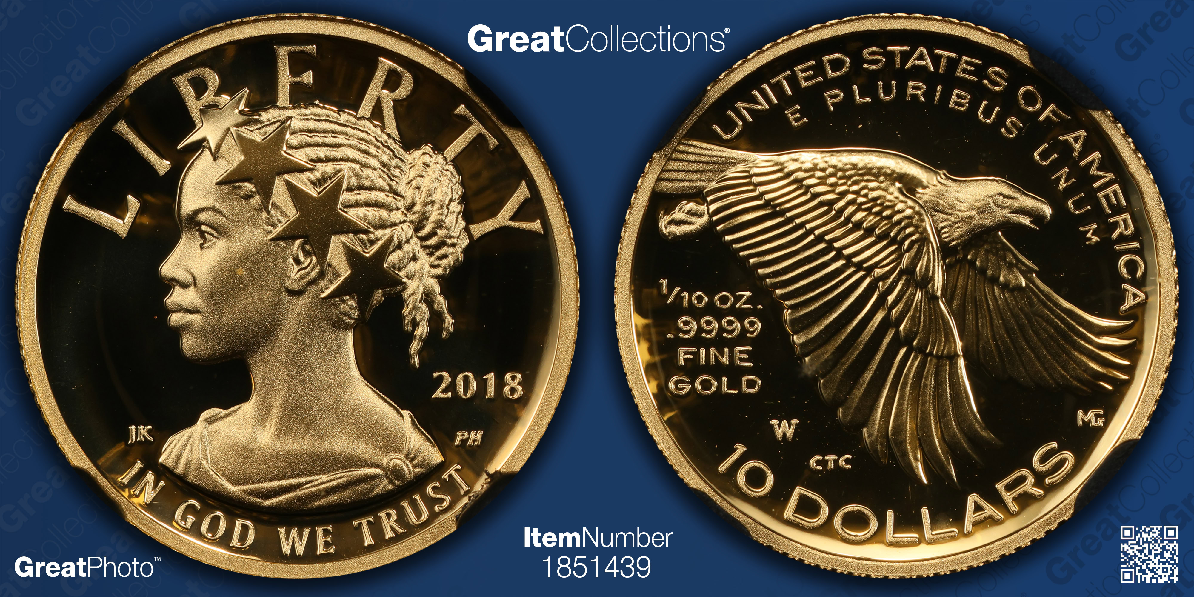 2018-W American Liberty High Relief $10 Gold First Day of Issue NGC ...