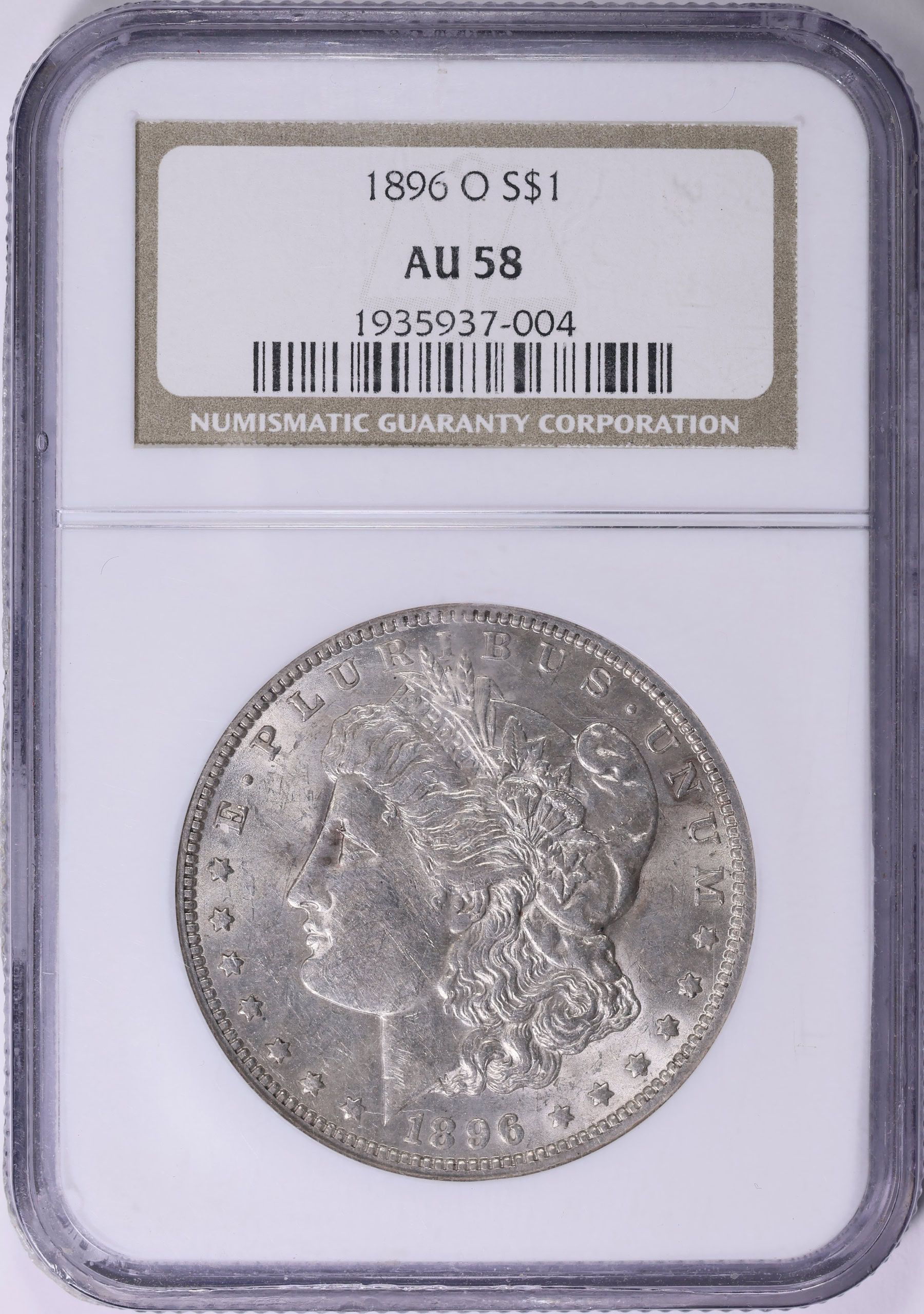 NGC AU58』グアテマラ1ペソ銀貨(1895年) NGC Morgan Dollar Key Date CAMEO