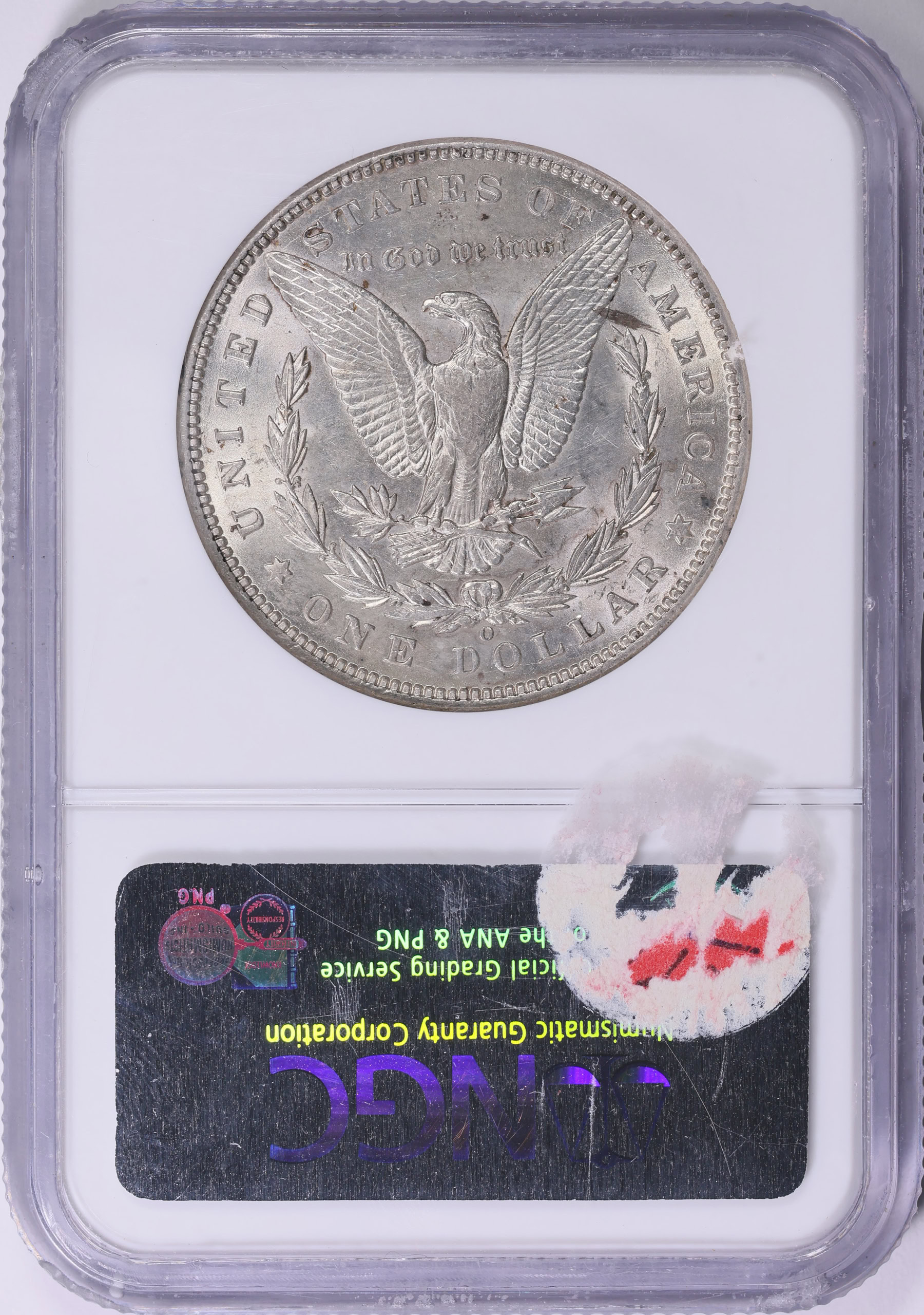 NGC AU58』グアテマラ1ペソ銀貨(1895年) NGC Morgan Dollar Key Date CAMEO