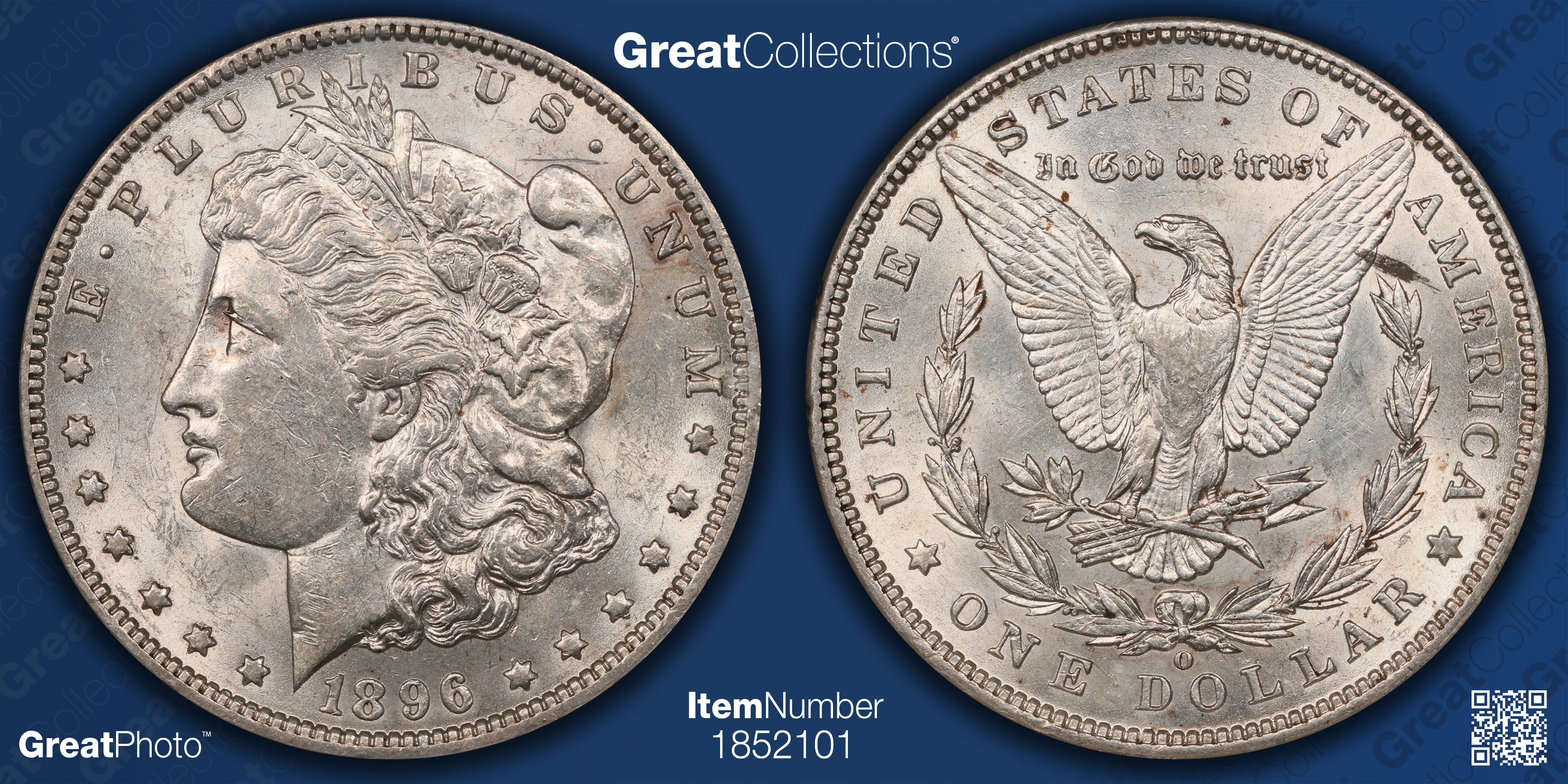 NGC AU58』グアテマラ1ペソ銀貨(1895年) NGC Morgan Dollar Key Date CAMEO