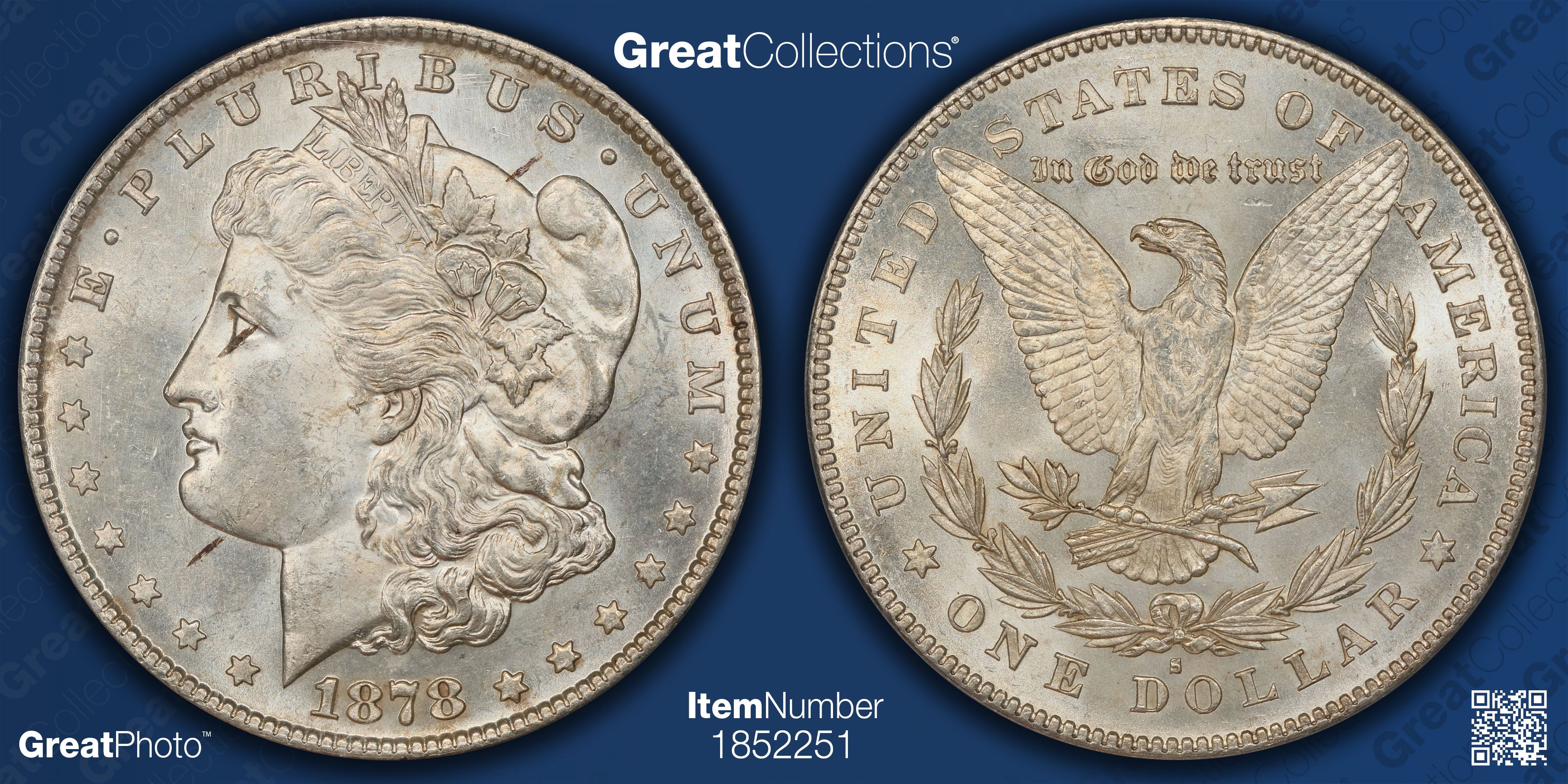 Theory 20ss アンサンブル 定価約7万円 1964-D Morgan Silver Dollar ANACS MS-69 CAMEO Daniel Carr Token