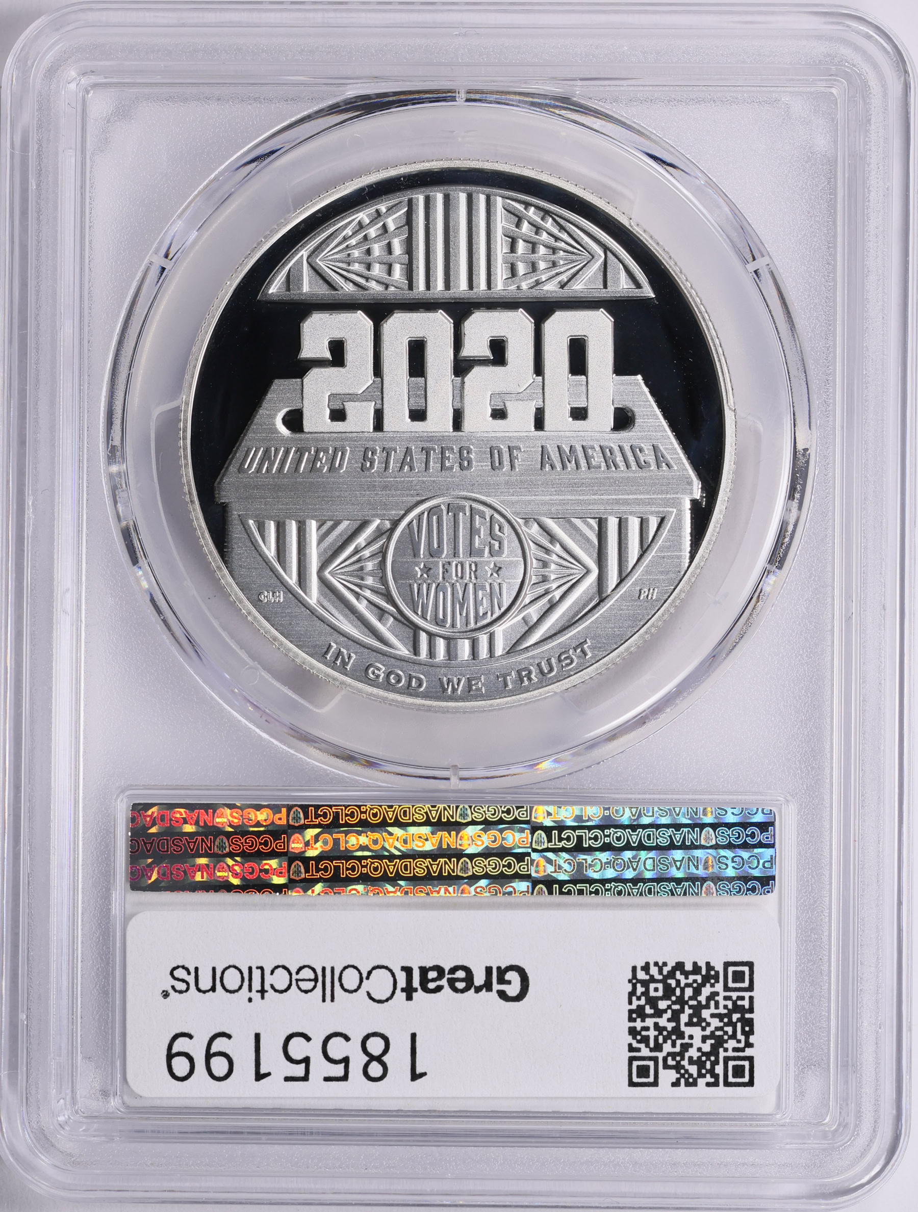 2020-P Women's Suffrage Centennial Silver Dollar PCGS Proof-69