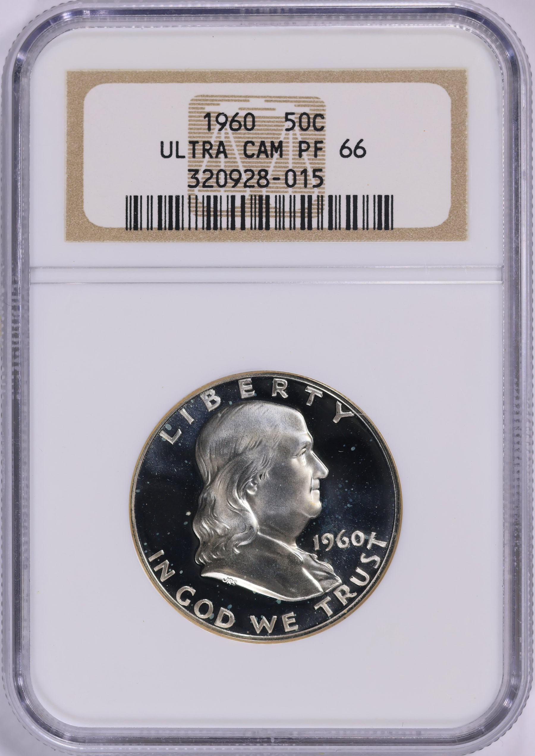 1960 Franklin Half Dollar NGC Proof-66 UC (Item 1855788 ...