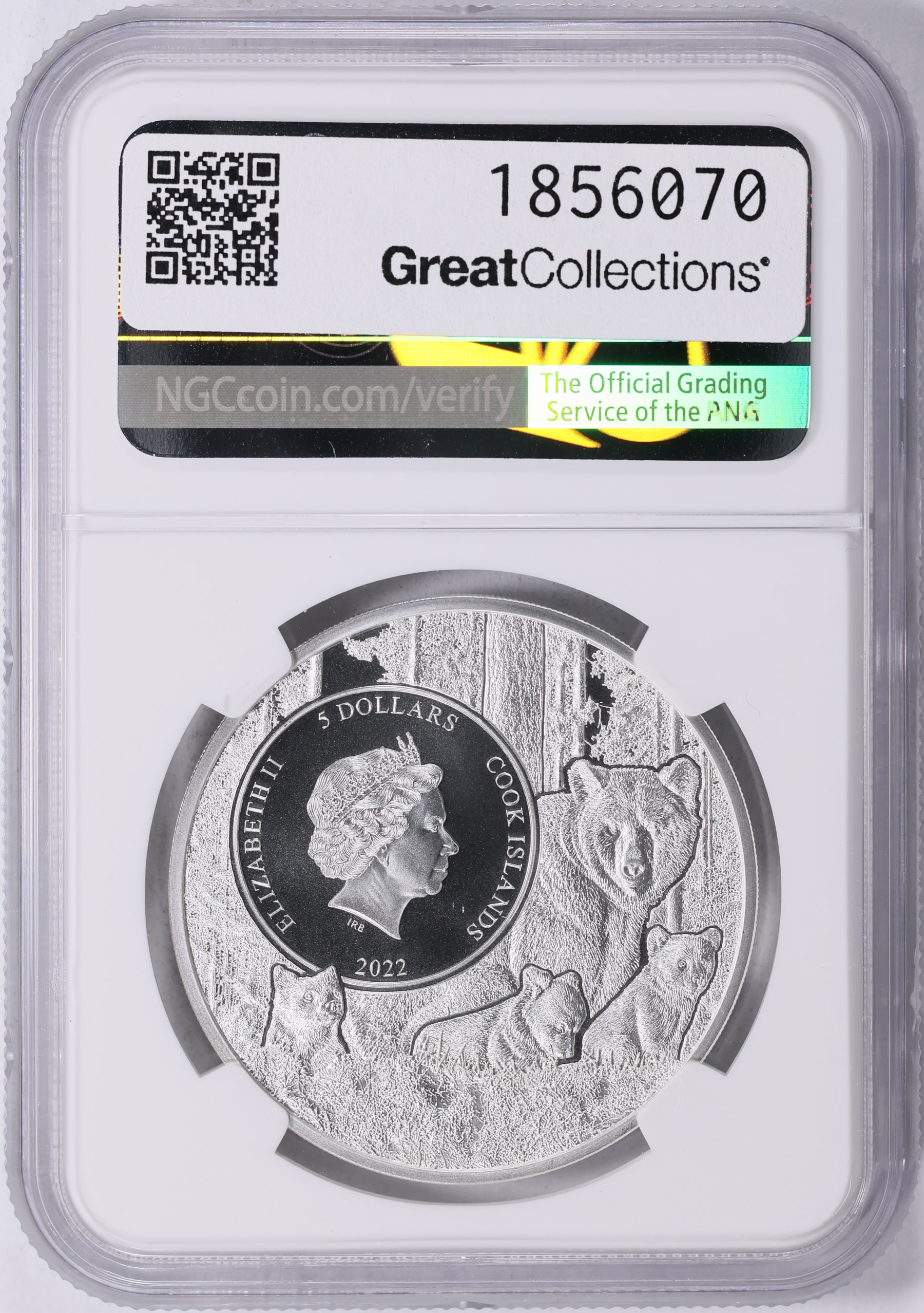 Cook Islands 2022 $5 Minnesota - Common Loon U.S. State Animal