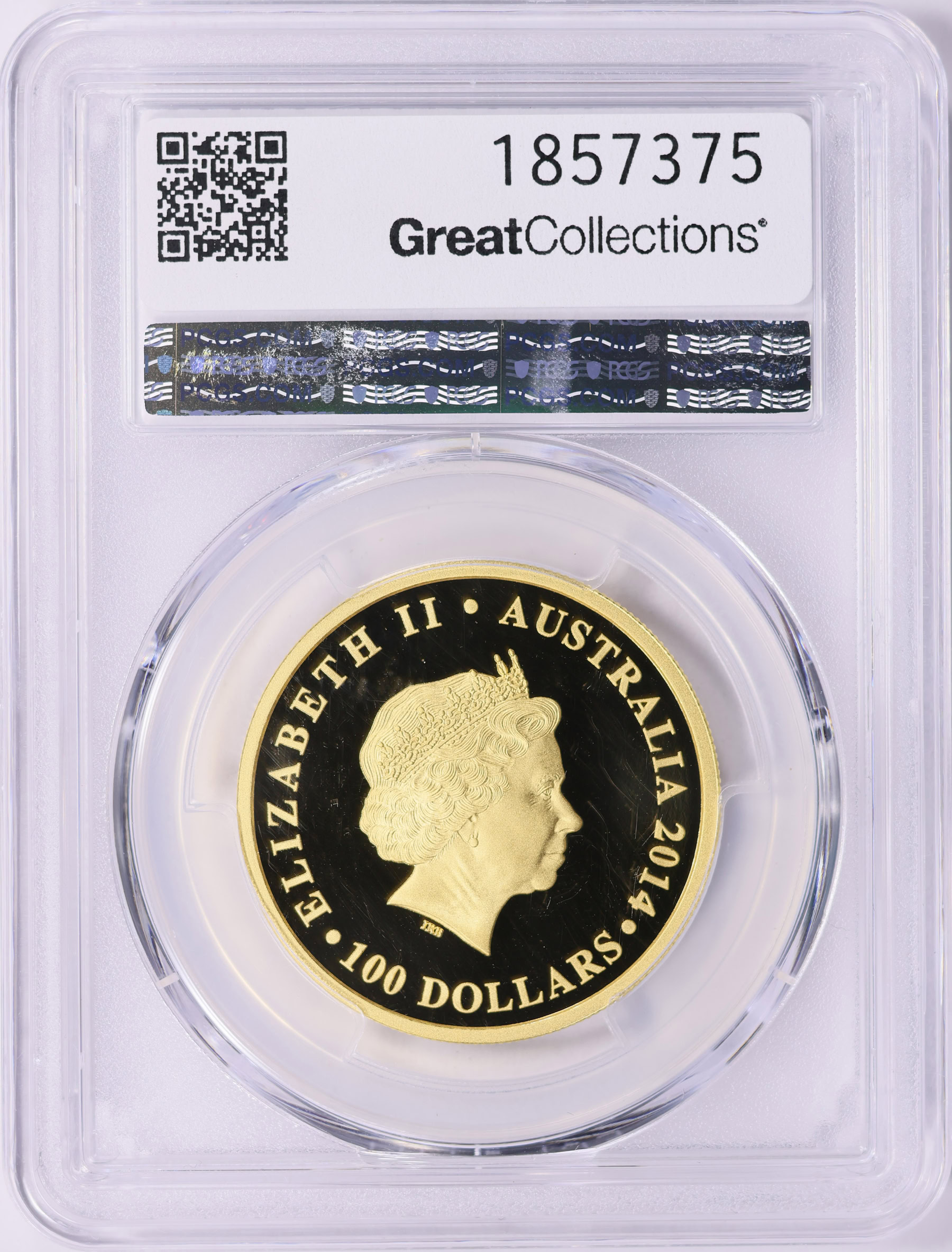 Australia 2014-P Gold $100 Kangaroo 25th Anniversary KM-2961 PCGS Proof ...