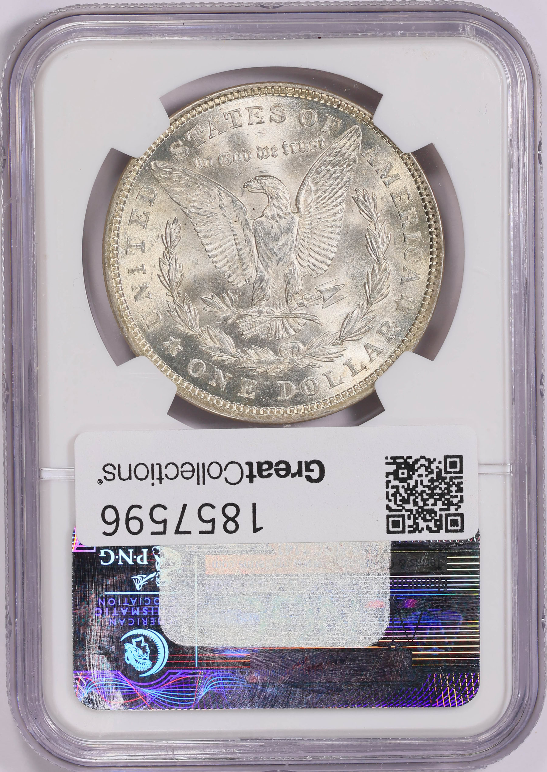 1921 Morgan Silver Dollar NGC MS-64 (Item 1857596) | GreatCollections ...