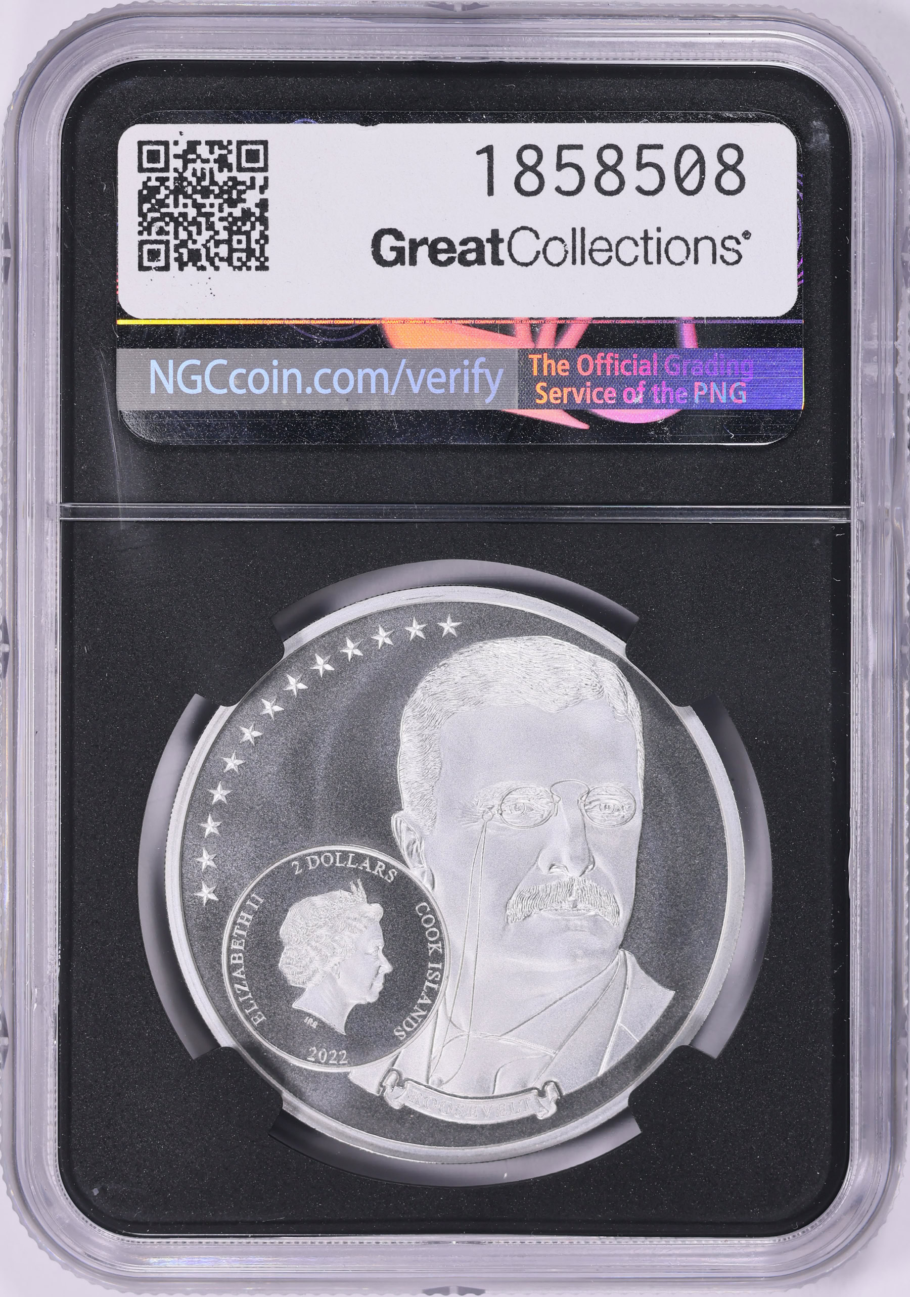 アメリカコイン 2024 TRUMP PF 70 ULTRA CAMEO Cameroon 1000F 1oz Silver Proof