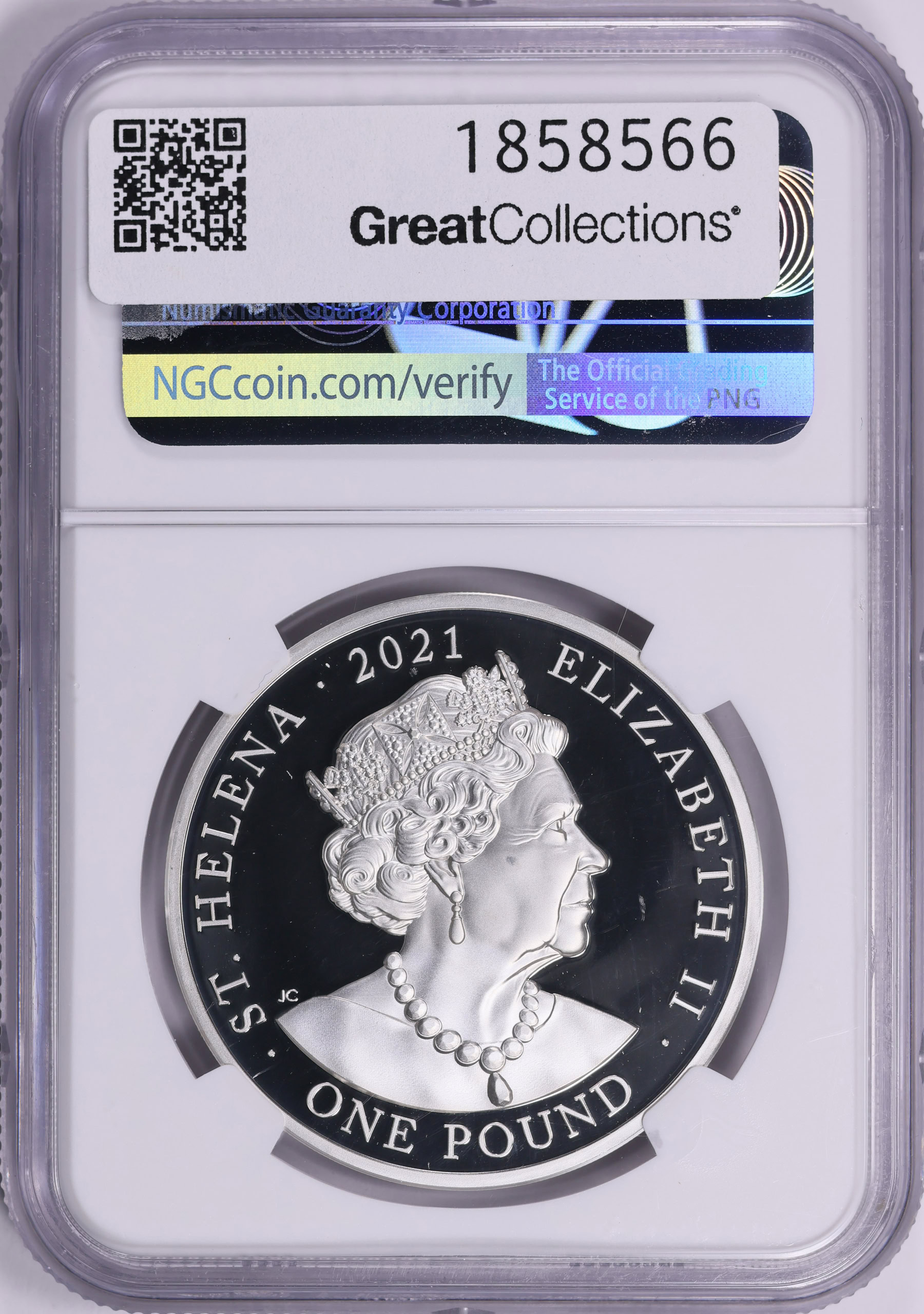 St. Helena 2021 Silver £1 Napoleon 200th Anniversary Bonaparte 1oz