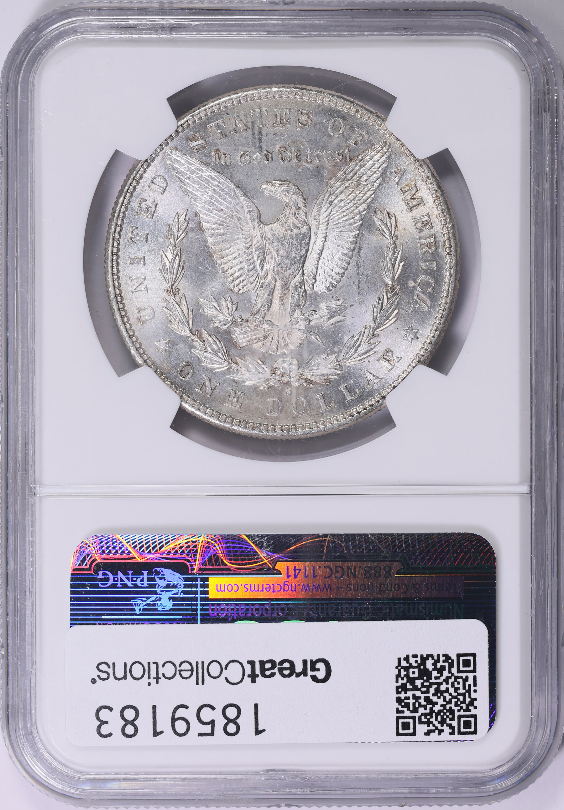 1896-S Morgan Silver Dollar NGC MS-61 (Item 1859183