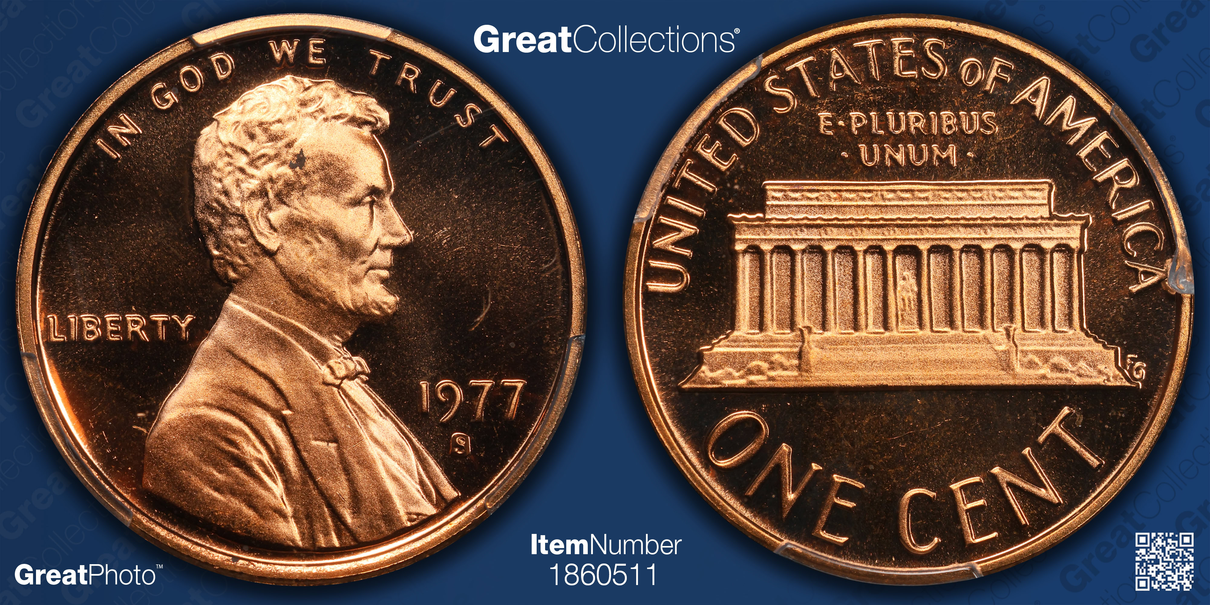 1979-S 1C Type 2 DCAM Lincoln Cent (Proof) - Paradime Coins