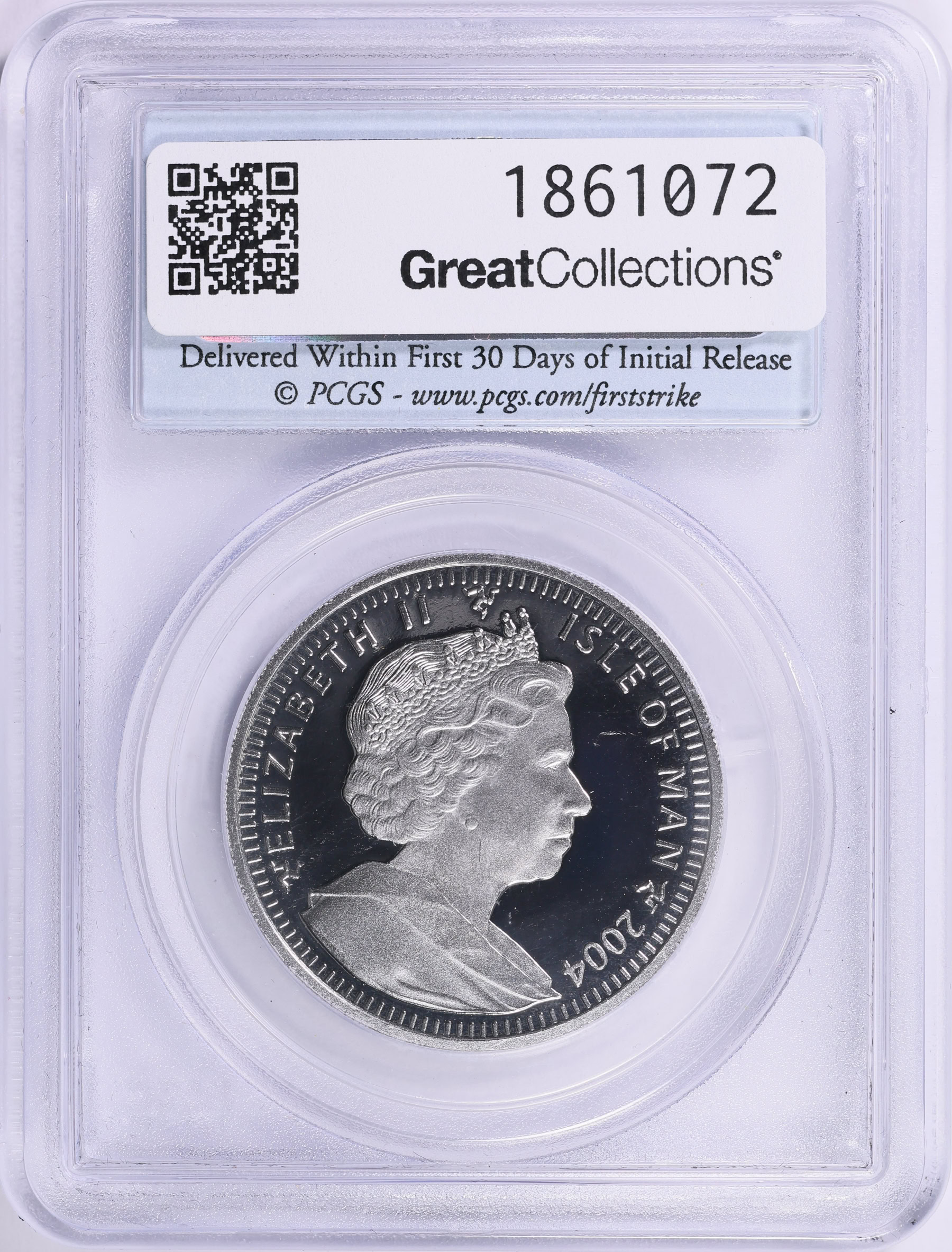 Isle of Man 2004-PM Palladium Crown Bicentenary of Palladium First