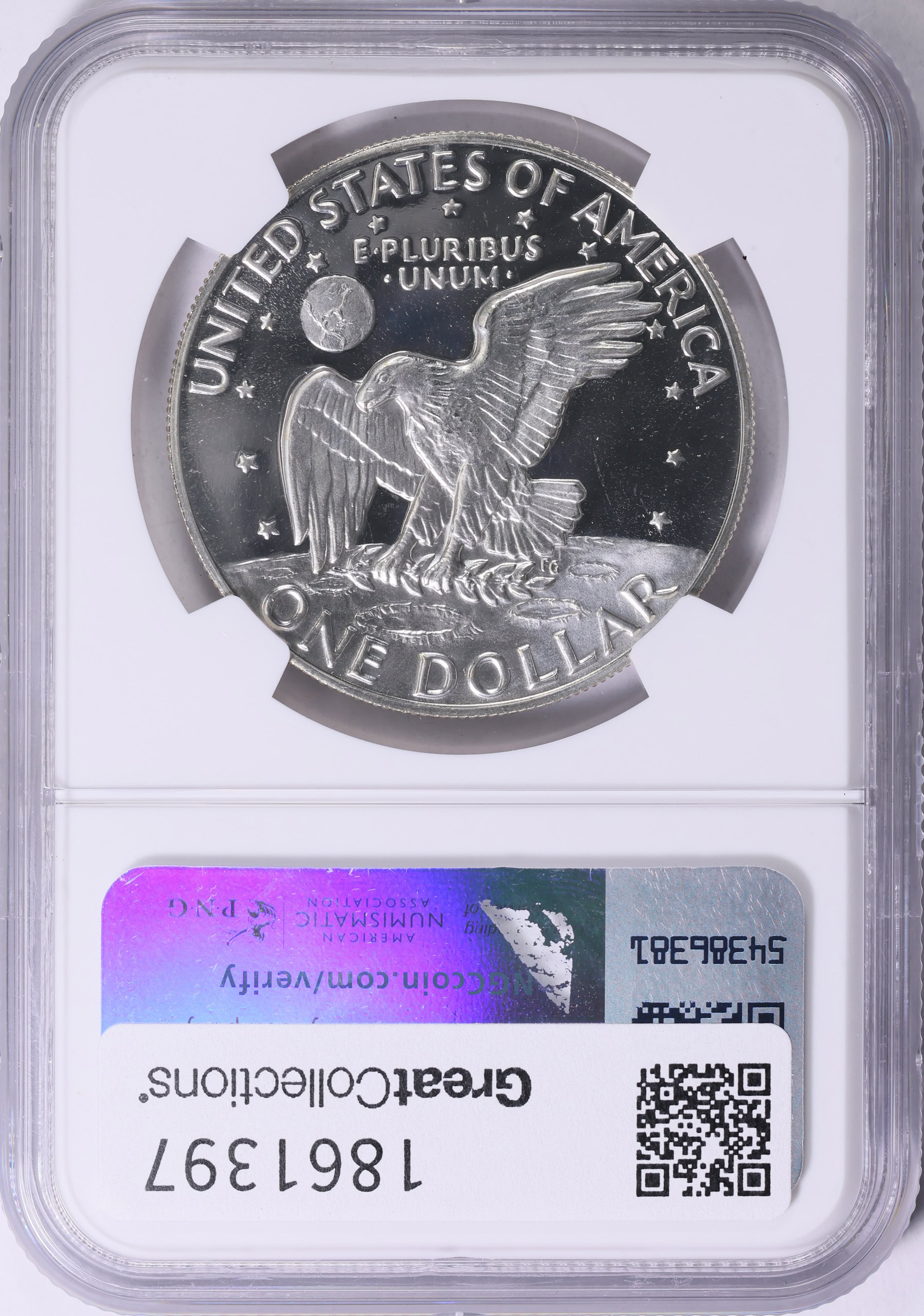 1973-S Eisenhower Dollar Silver Doubled Die Obverse FS-101 NGC