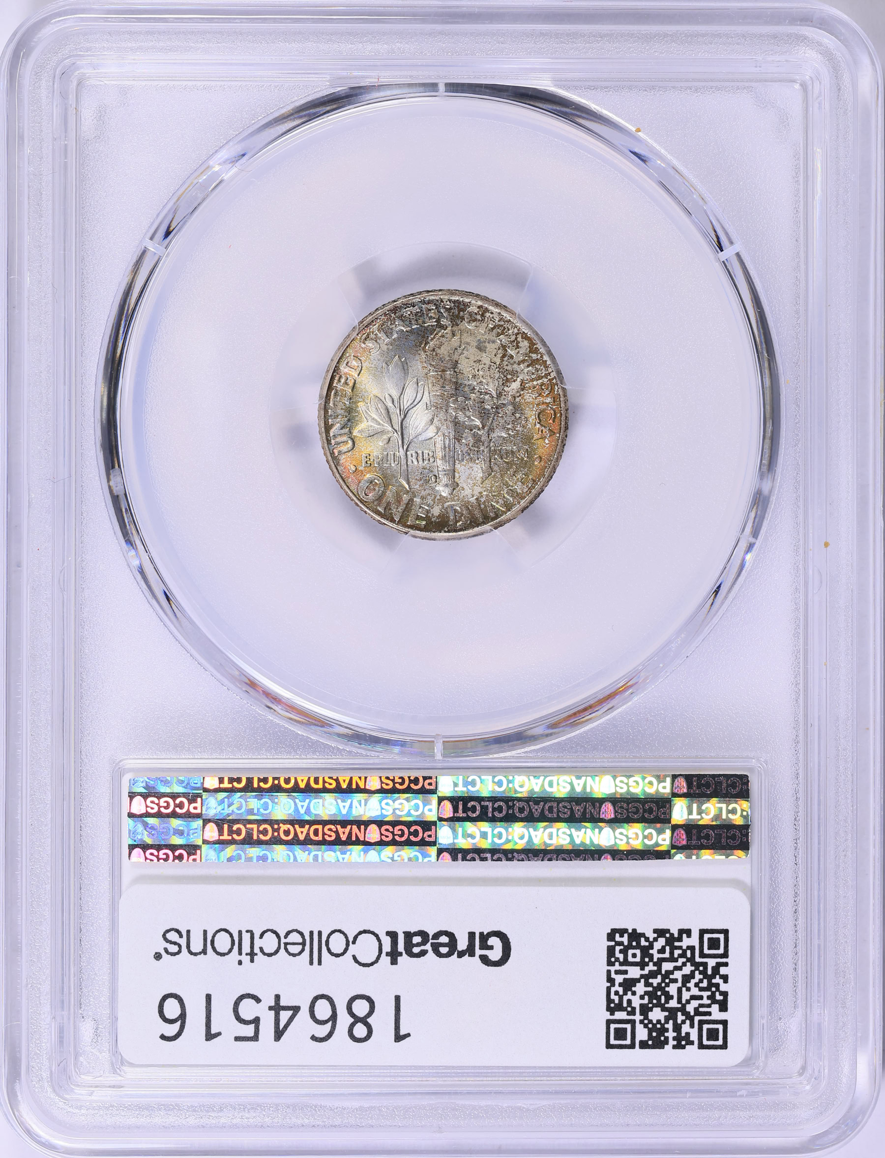 1961-D Roosevelt Dime PCGS MS-67 (Toned) (Item 1864516