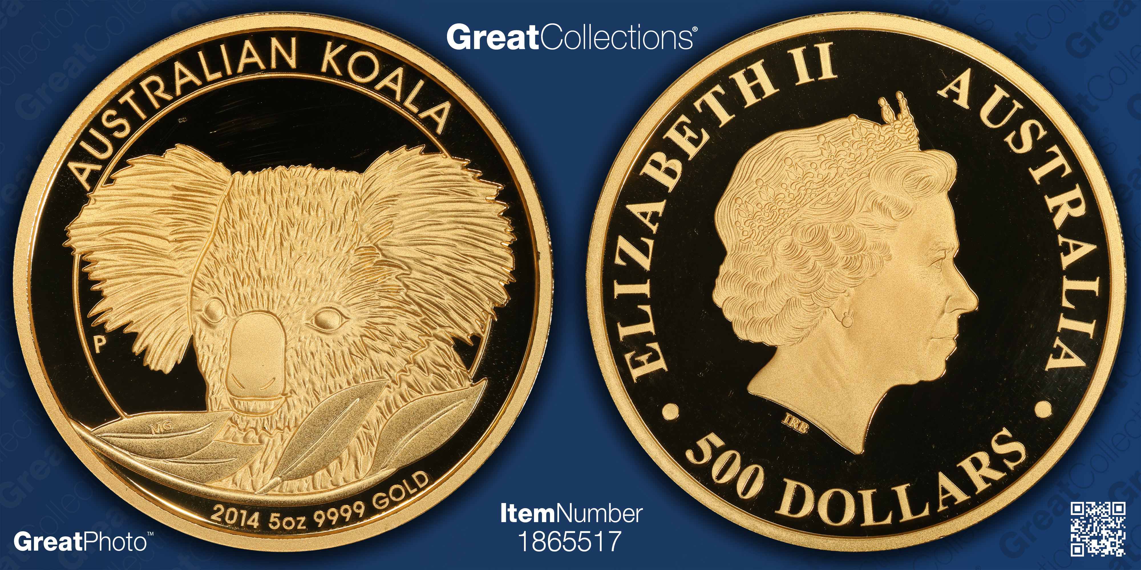 Australia 2014-P Gold $500 Koala First Year KM-2966 NGC Proof-70 UC ...