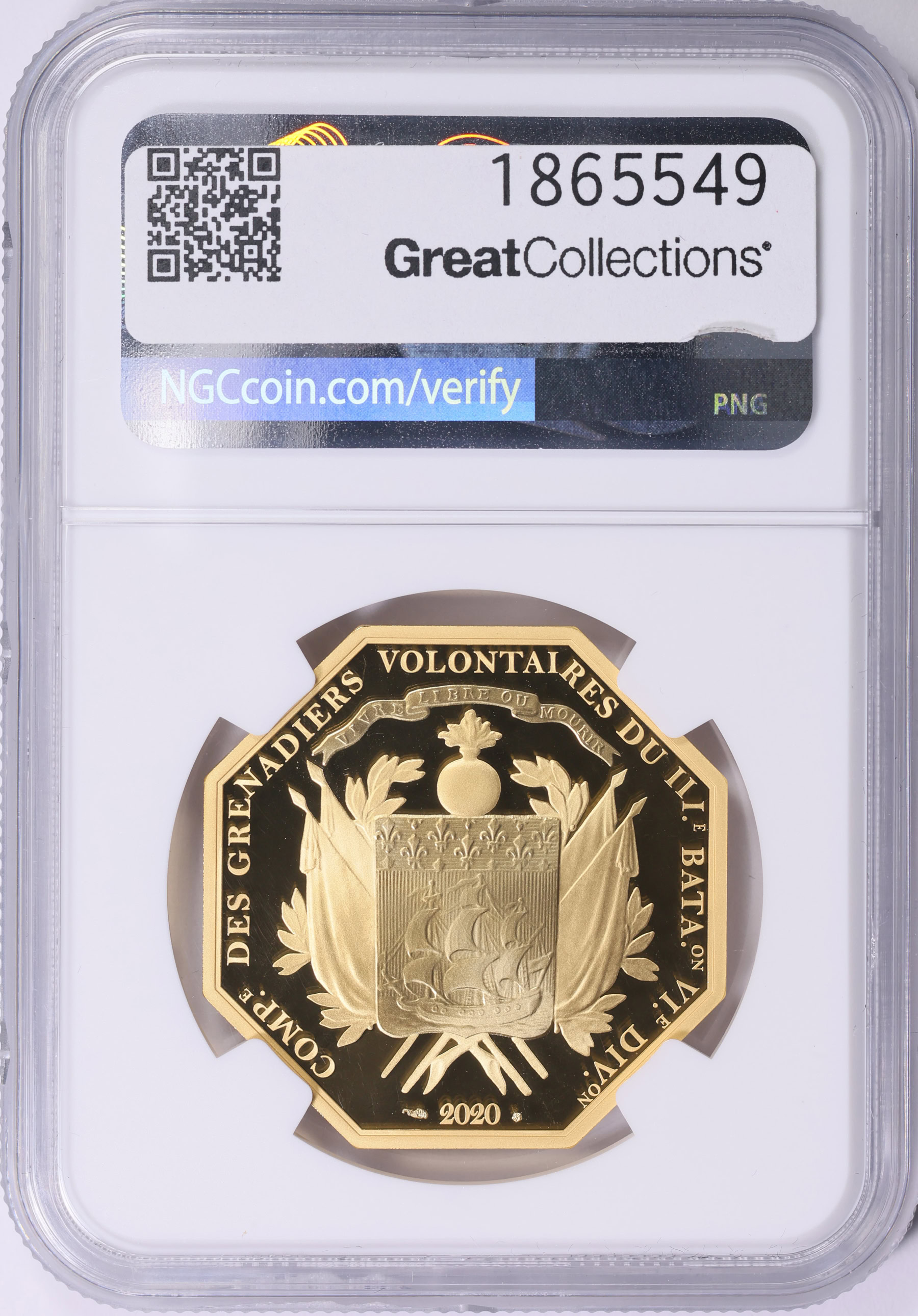 France 2020 Gold €200 General Lafayette