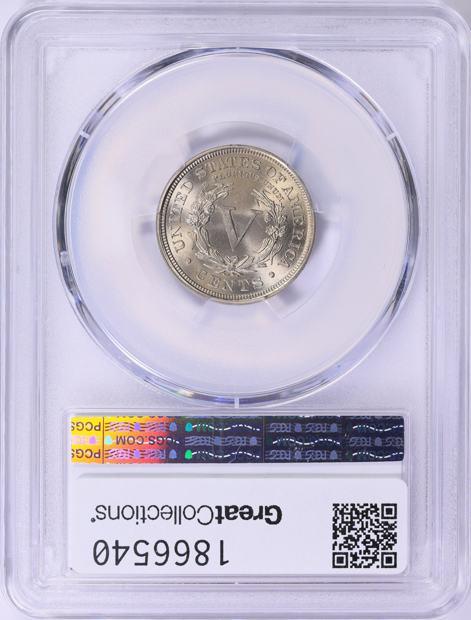 1899 Liberty Nickel PCGS MS-66+ (Grand Cru Label) (Item 1866540