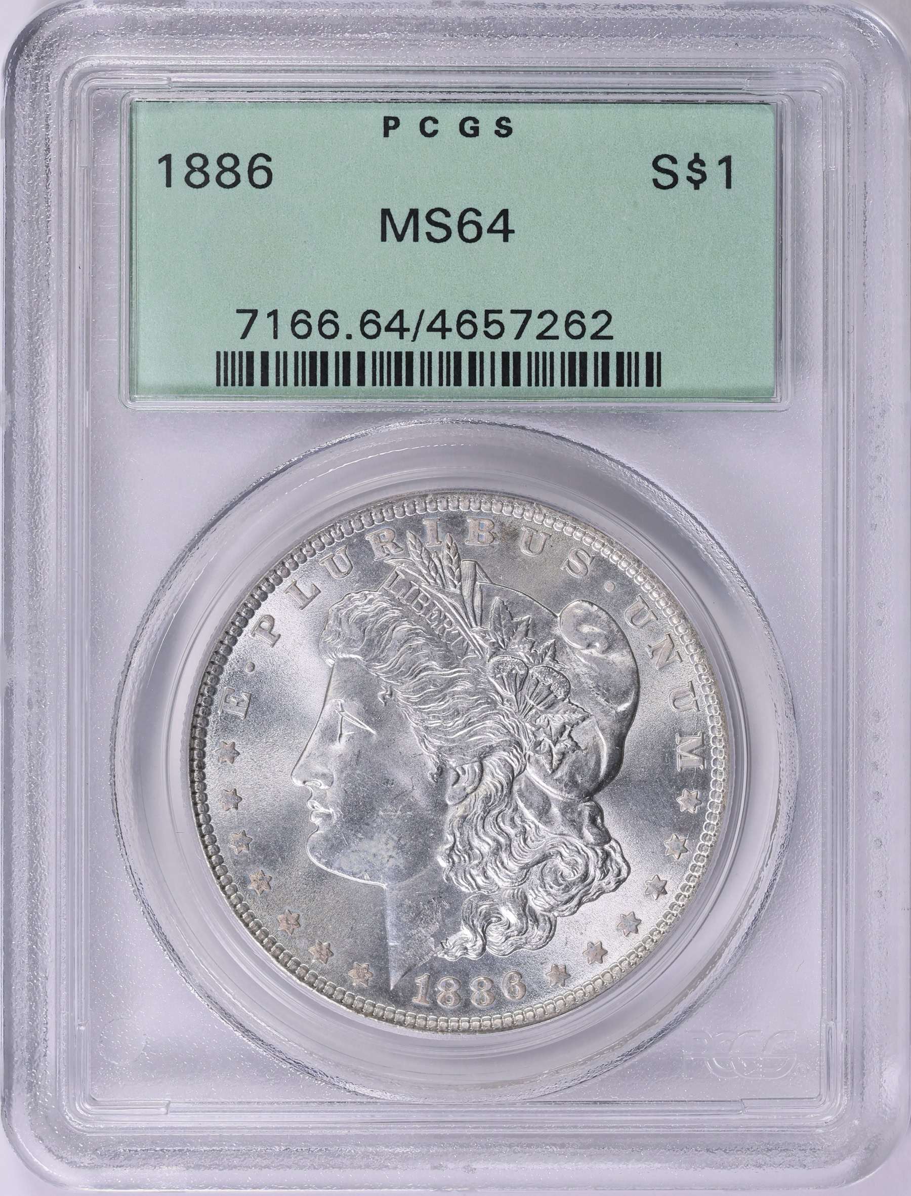 1886 Morgan Silver Dollar PCGS MS-64 OGH (Item 1868085 ...