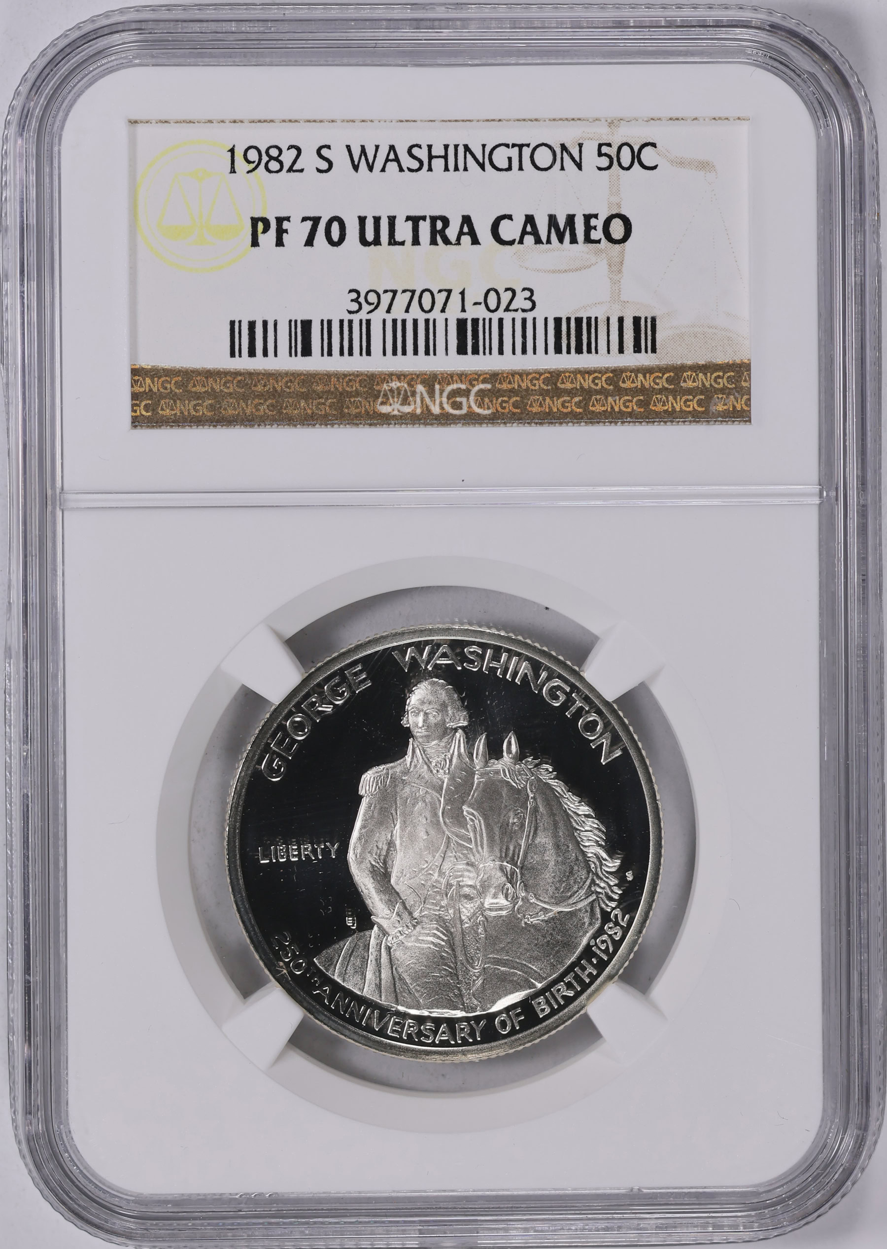 1982-S George Washington 250th Anniversary of Birth Silver Half