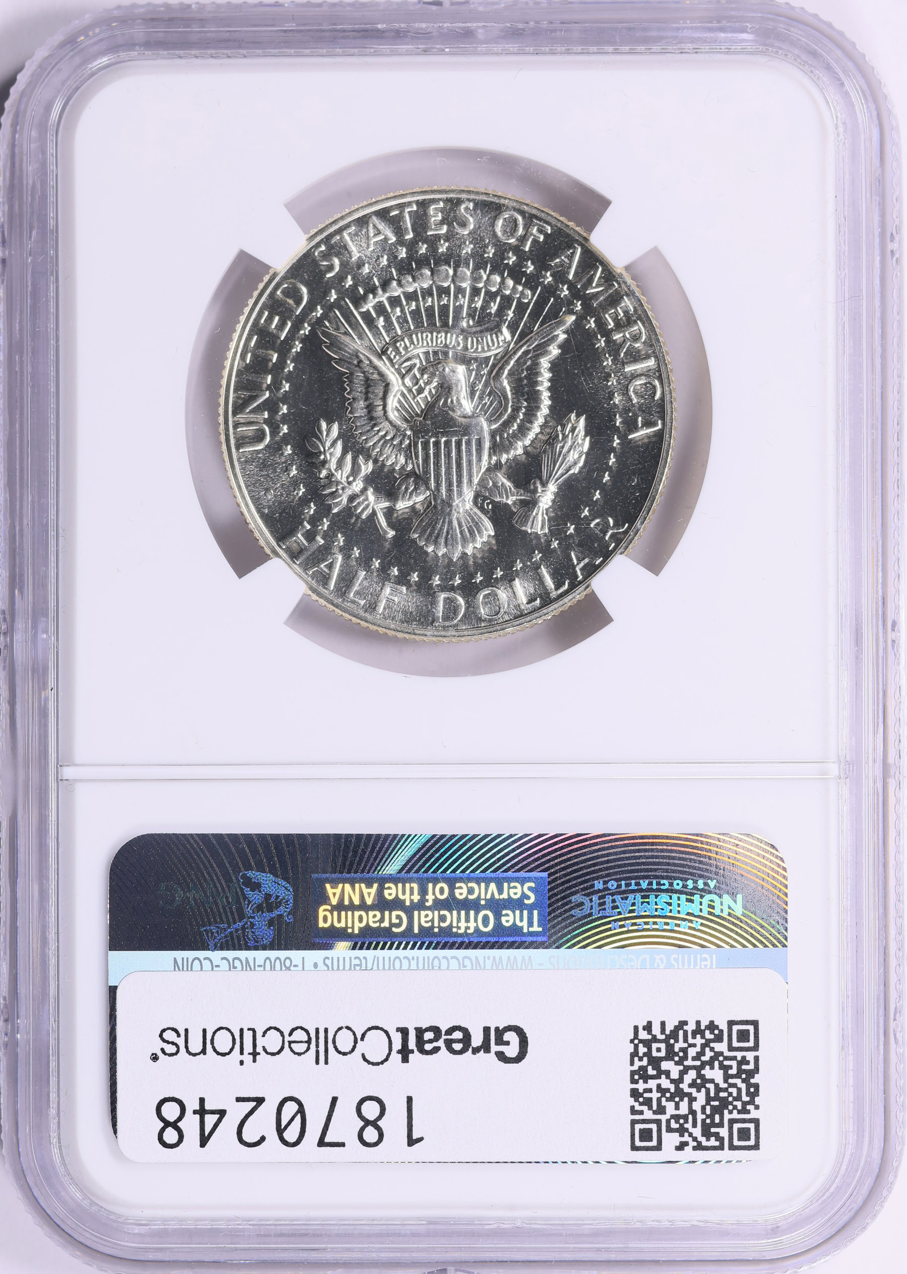 1965, 1966 & 1967 SMS KENNEDY NGC MS68 CAMEO SILVER HALF (Rare In This - Foto 6