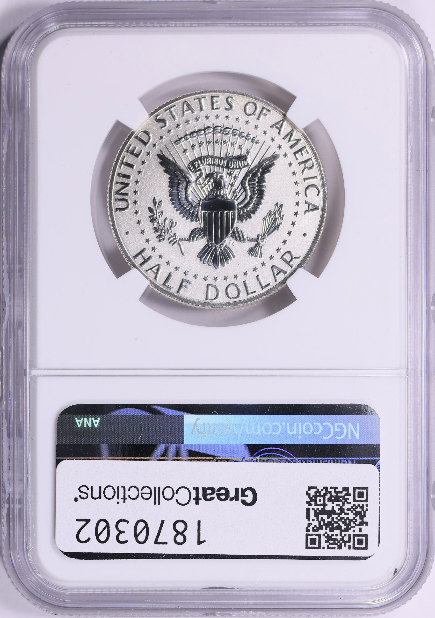 2018-S Kennedy Half Dollar Silver Reverse Proof - Light Finish