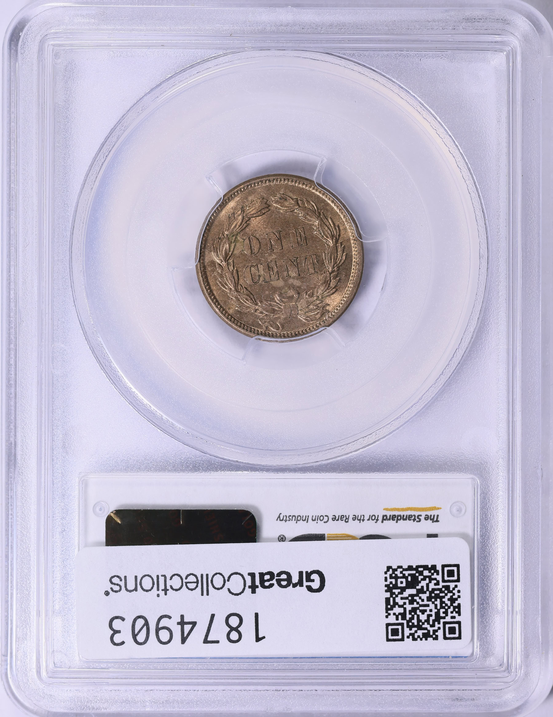 1859 Indian Cent PCGS MS-62 (Item 1874903) | GreatCollections Coin Auctions
