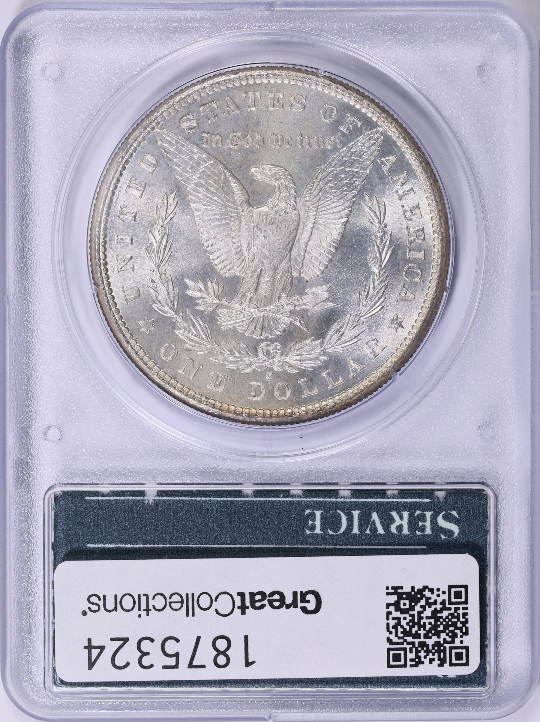 1881-S Morgan Silver Dollar PCGS MS-64 OGH (1st Gen) (Item 1875324