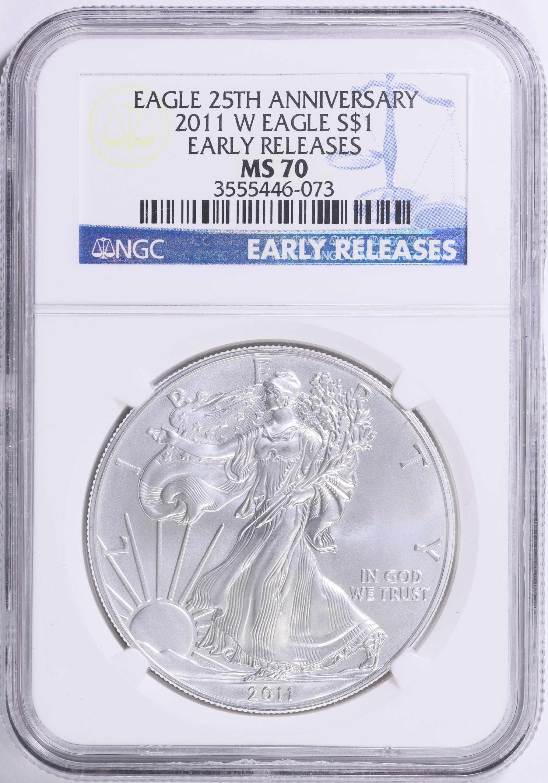 2011-W $1 Silver Eagle Early Releases NGC MS-70 (Item