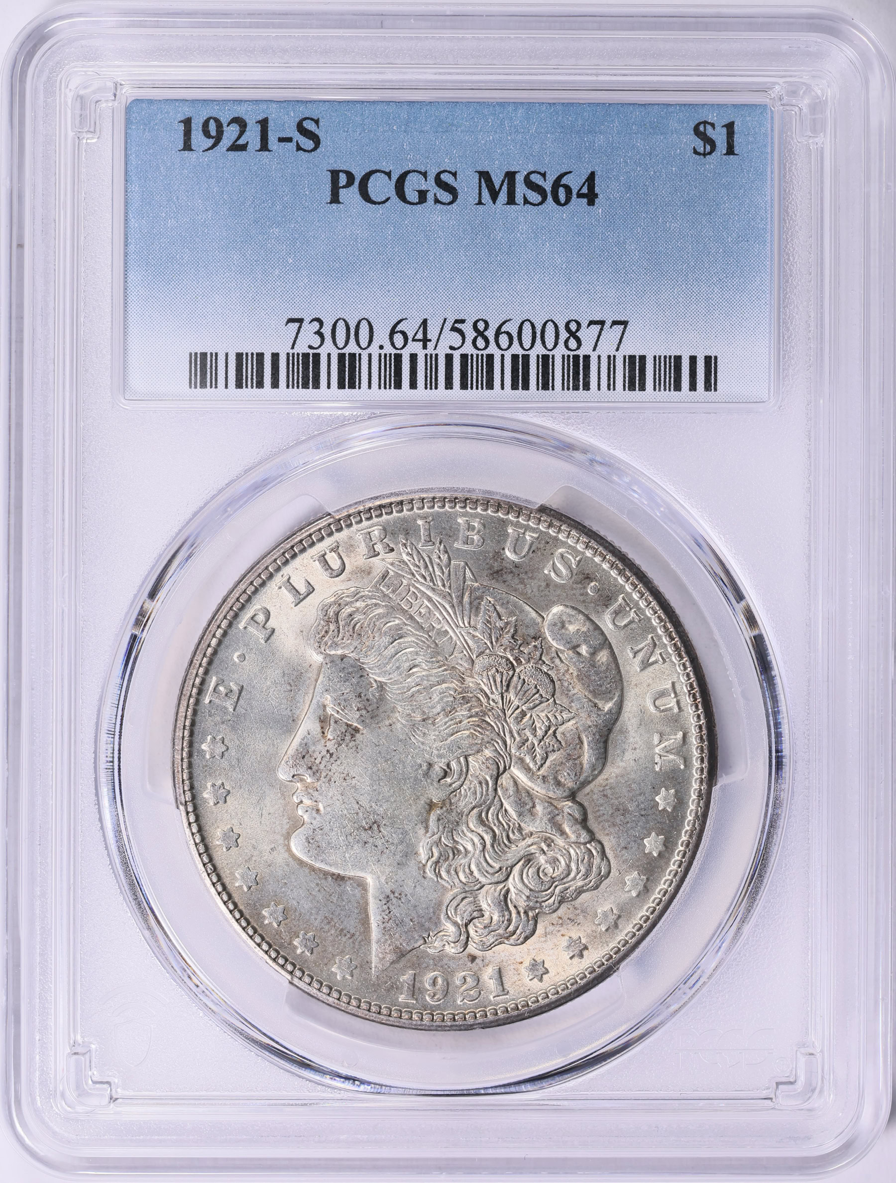 1921-S Morgan Silver Dollar PCGS MS-64 (Item 1876345 ...