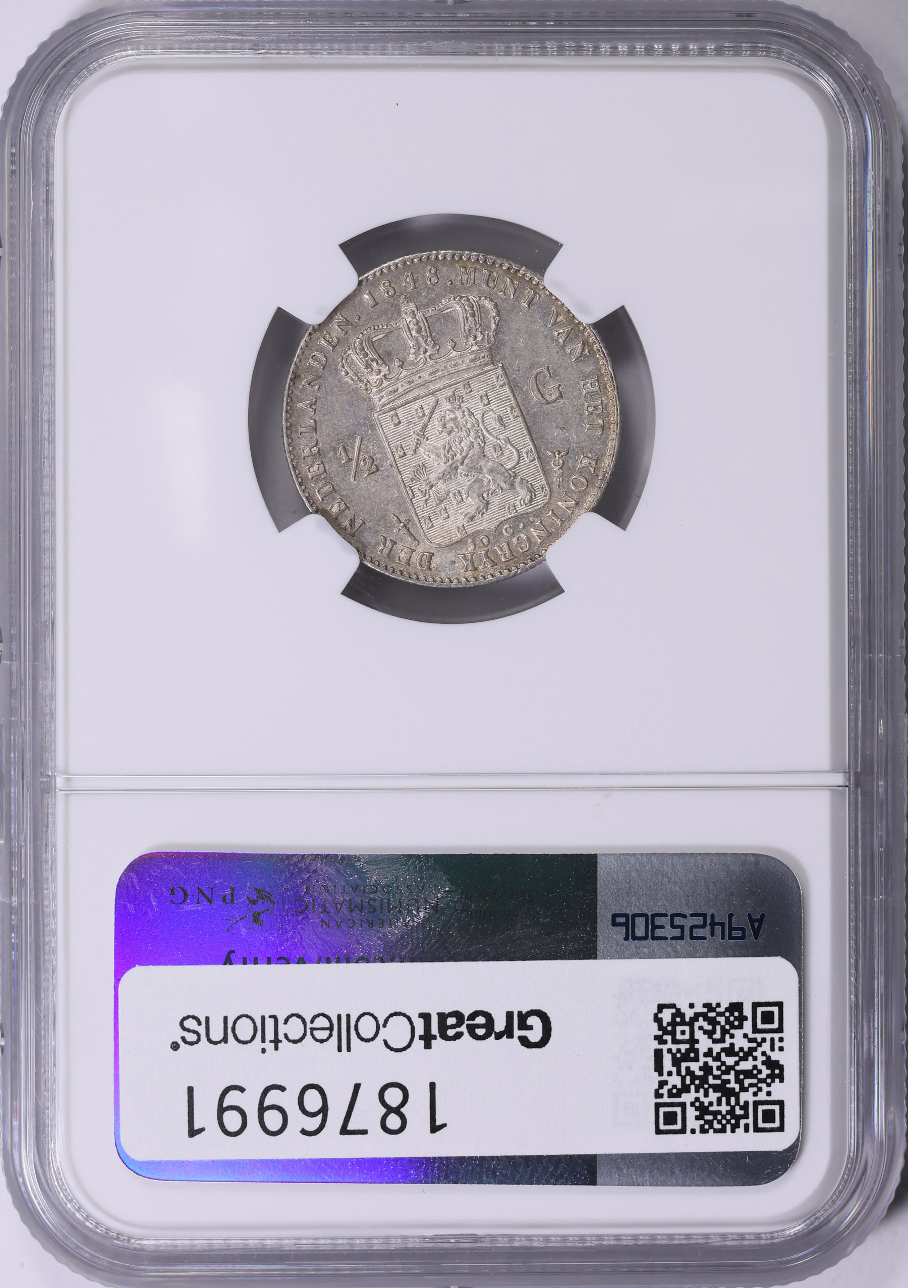 希少品 フランス ジェトン ナント商工会議所 NGC MS62銀 32mm