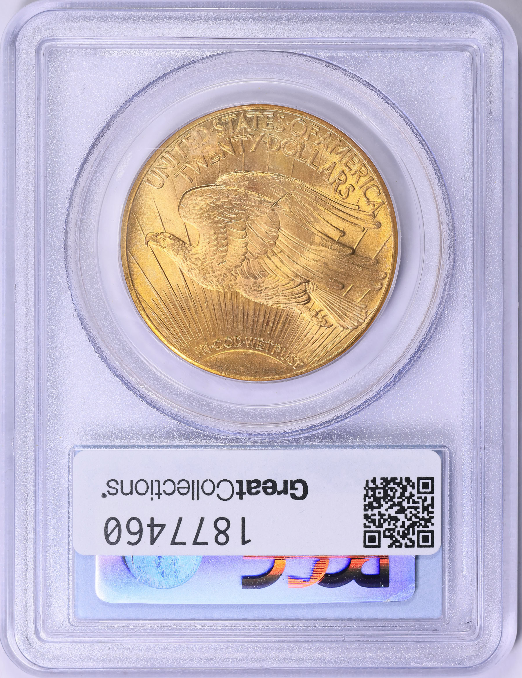 1929 Saint-Gaudens Gold Double Eagle PCGS MS-65 (CAC Green) (Item
