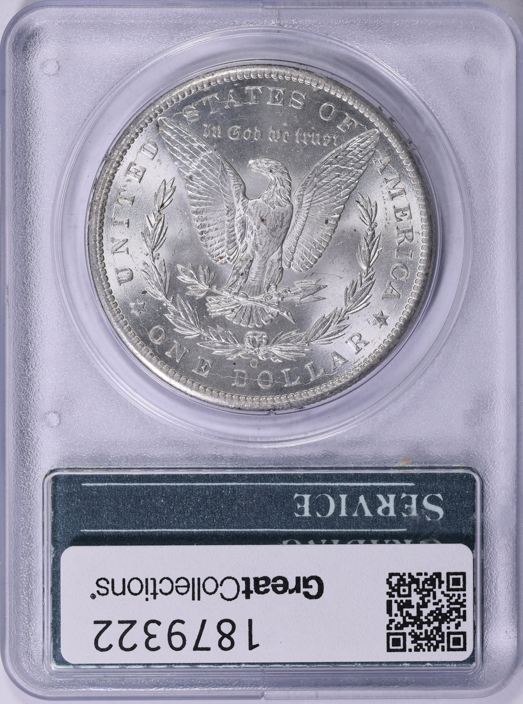 1899-O Morgan Silver Dollar PCGS MS-64 (CAC Green) OGH (1st Gen) (Item ...