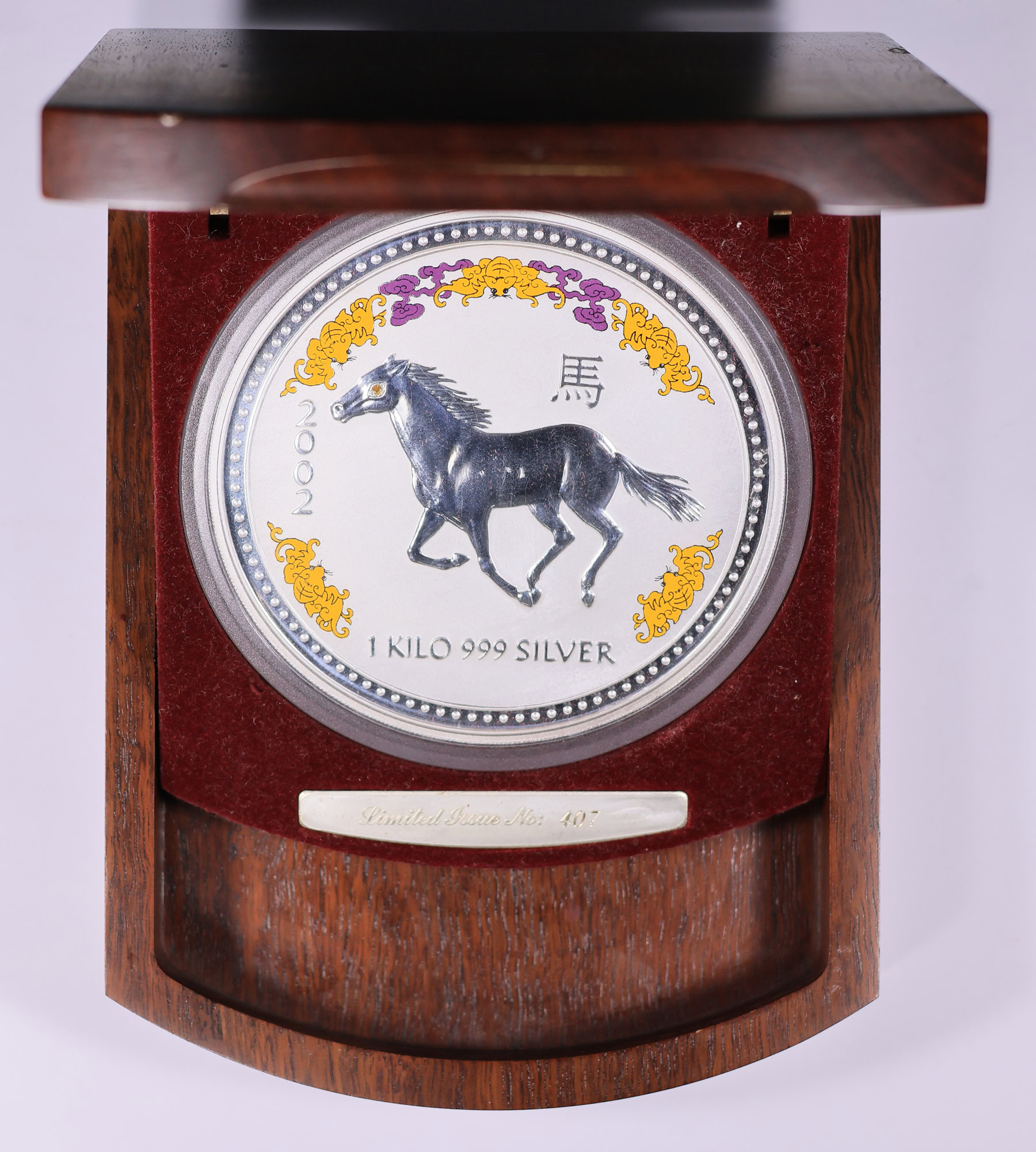 Australia 2002 Colorized Silver $30 Lunar Series Year of the Horse