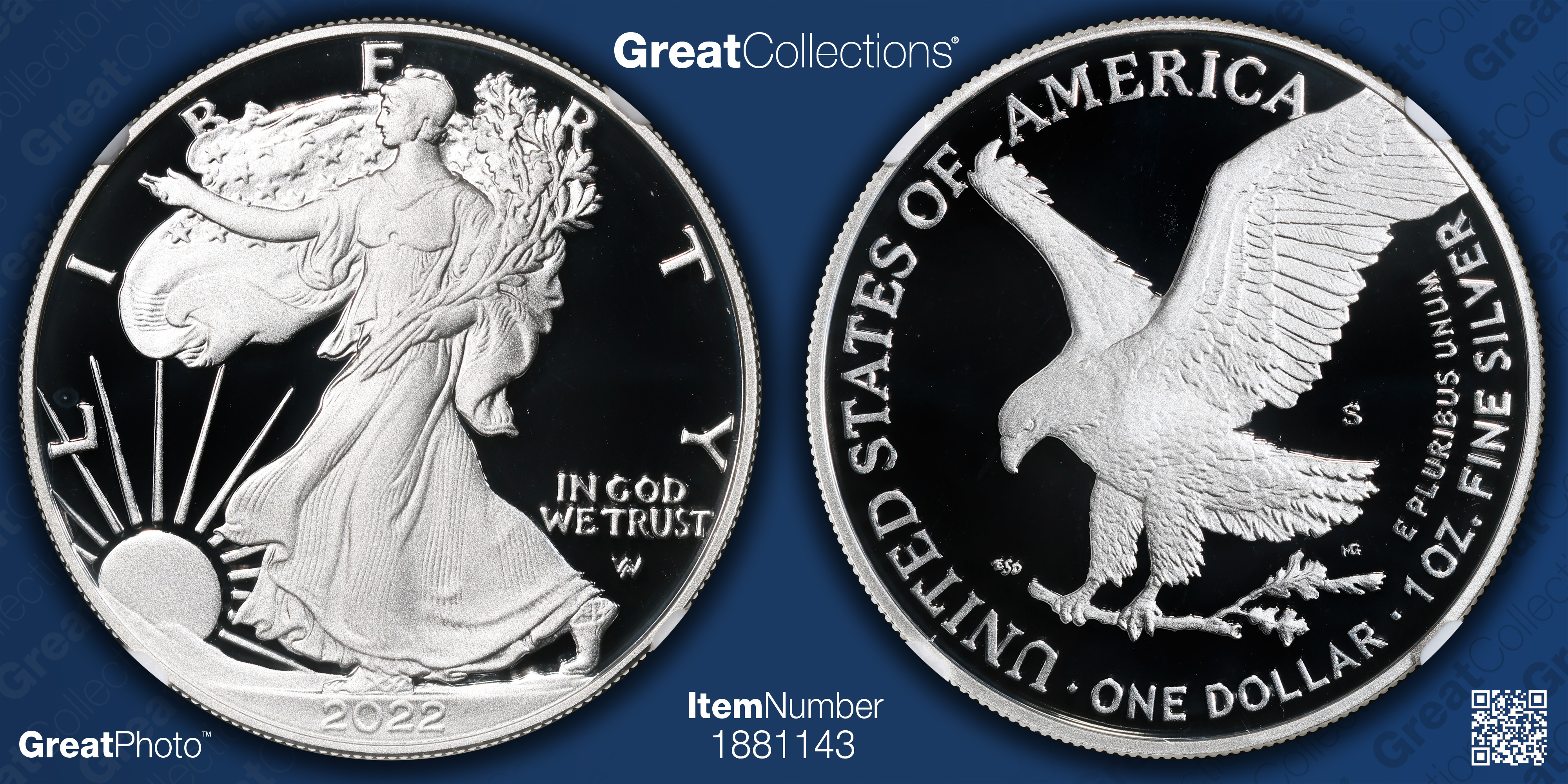 2022-S $1 Silver Eagle Chicago ANA Releases NGC Proof-70 UC (Mike