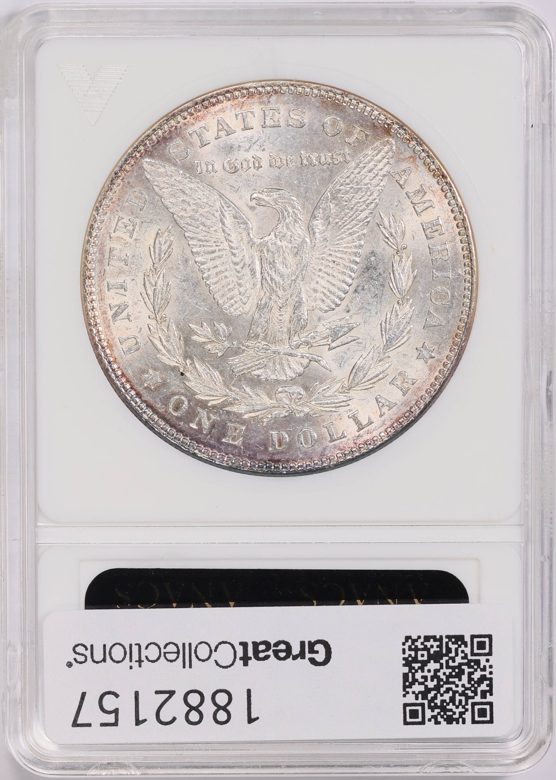 1878 7TF Morgan Silver Dollar VAM-187 Hot 50 ANACS AU-58 OH (Item
