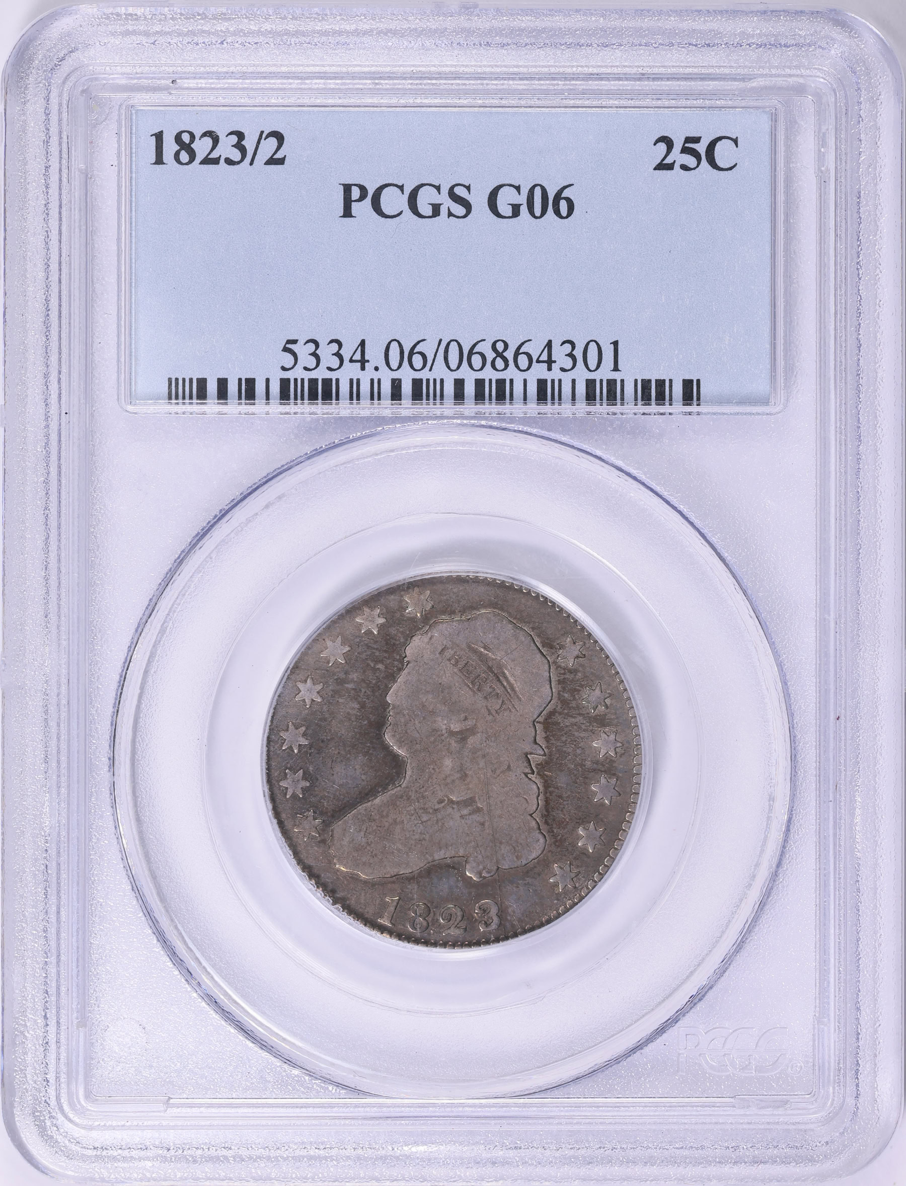 1823/2 Capped Bust Quarter PCGS G-06 (Item 1882826