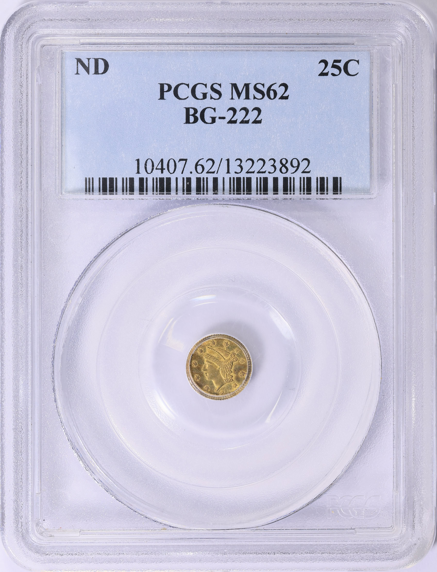 不知火さん専用　AH1277/8 エジプト 25クルシュ金貨 PCGS AU 1853) California Fractional Gold 25c BG-222 PCGS MS-62 (Item