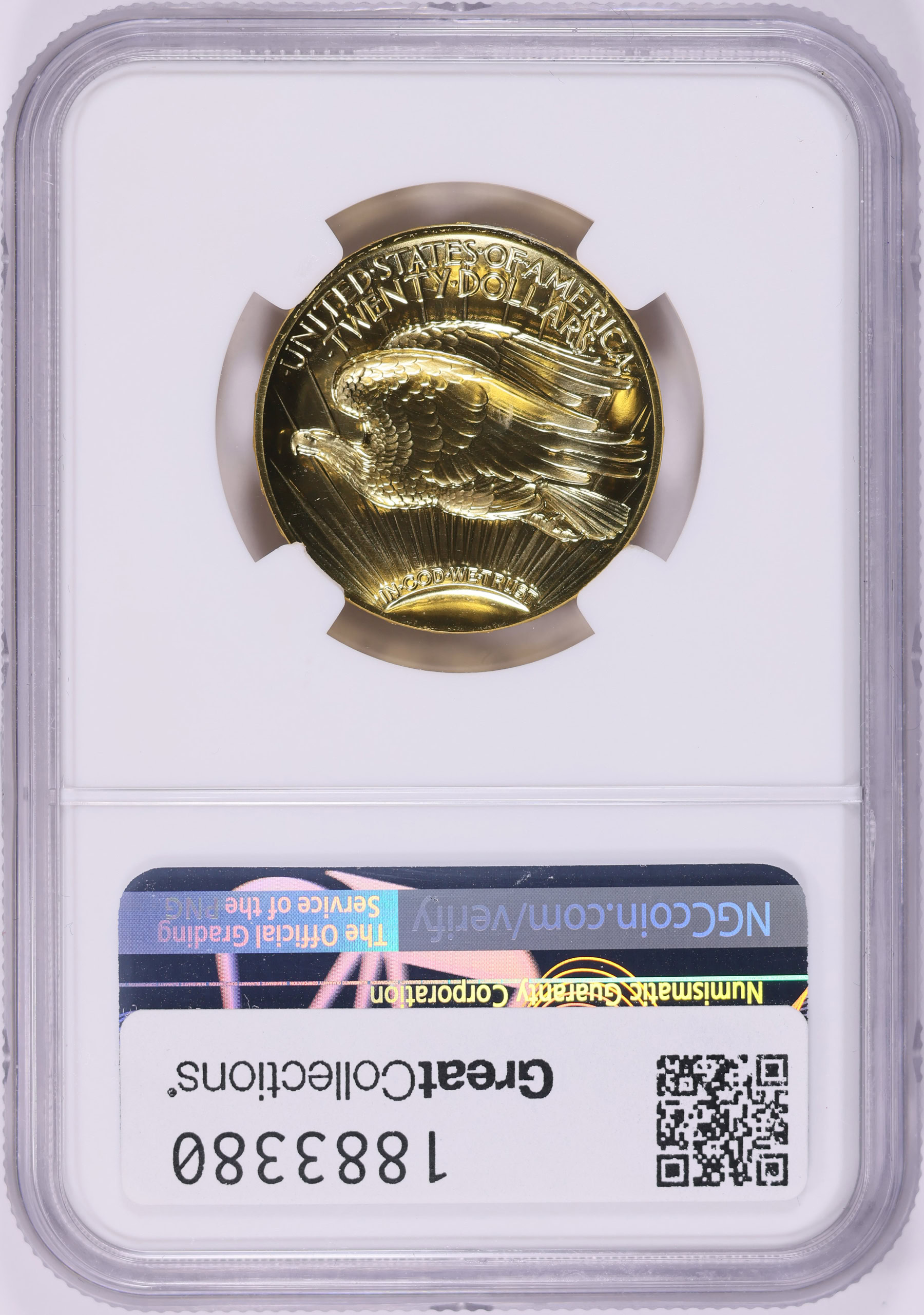 2009 MMIX Ultra High Relief $20 Gold NGC MS-70 DMPL (Anna Escobedo