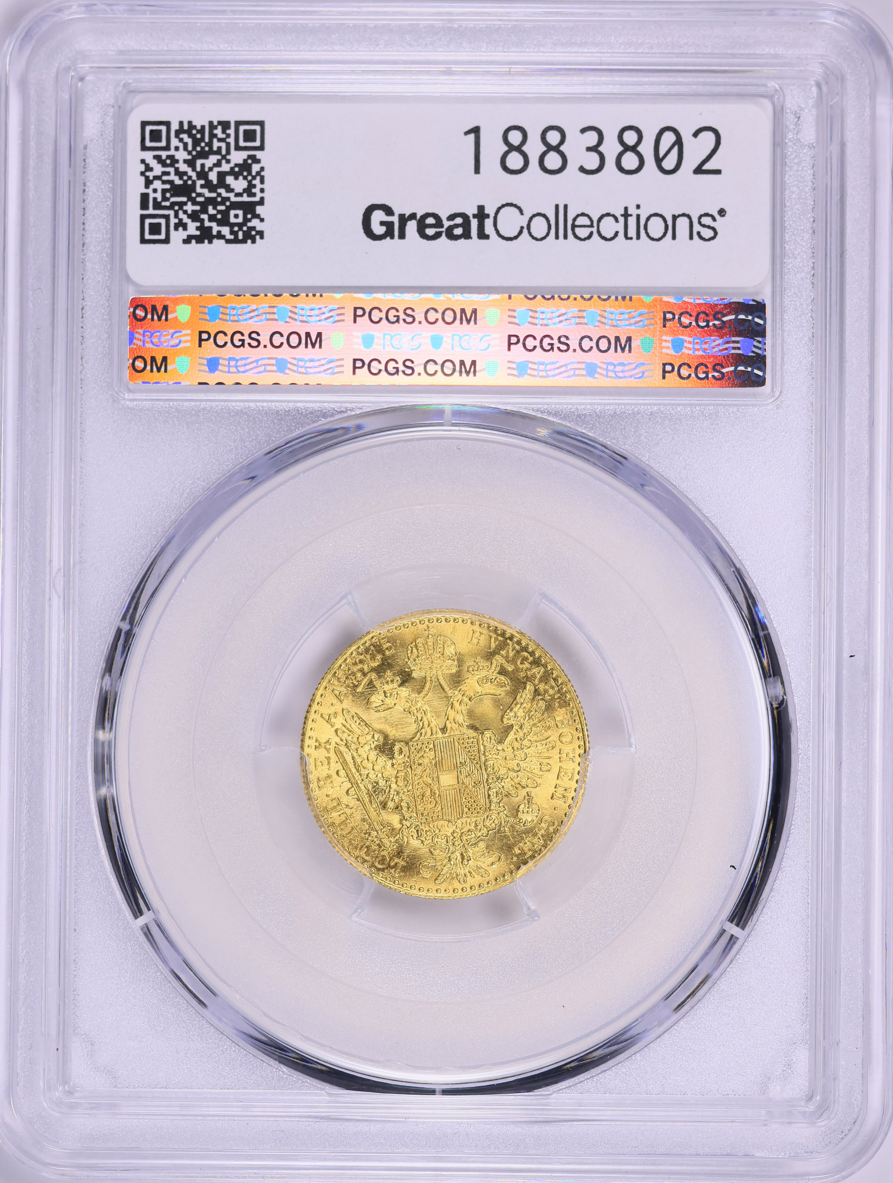 Austria 1915 Gold Ducat Restrike KM-2267 PCGS MS-66 (AGW = 0.1107