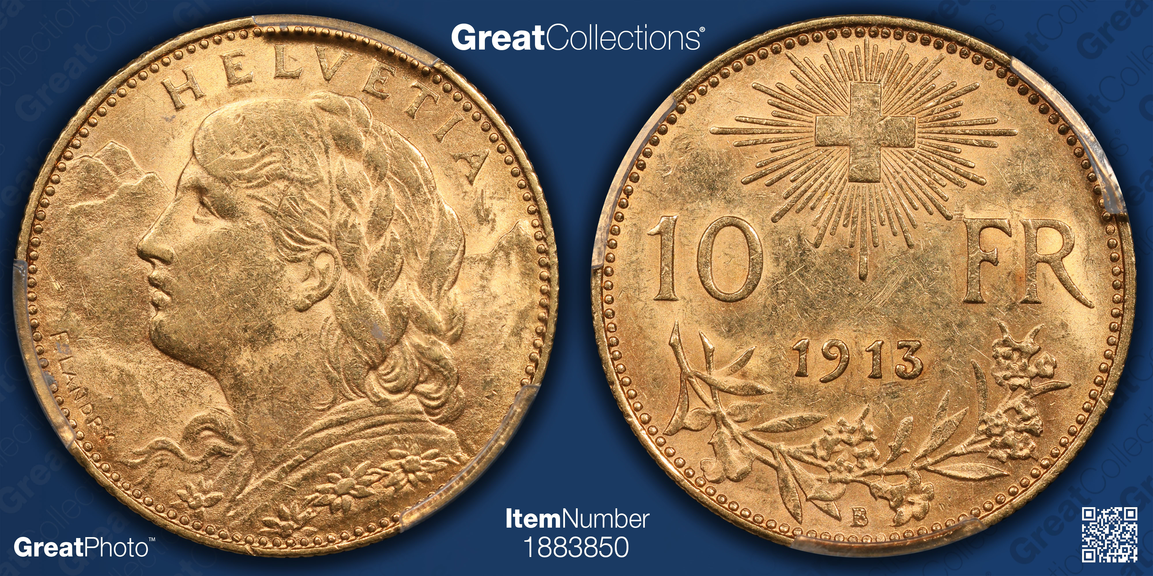 銅貨 1913年 フランス 10サンチームNGC AU 58 BN アンティーク Switzerland 1913-B Gold 10 Francs KM-36 PCGS AU-58 (AGW = 0.0933