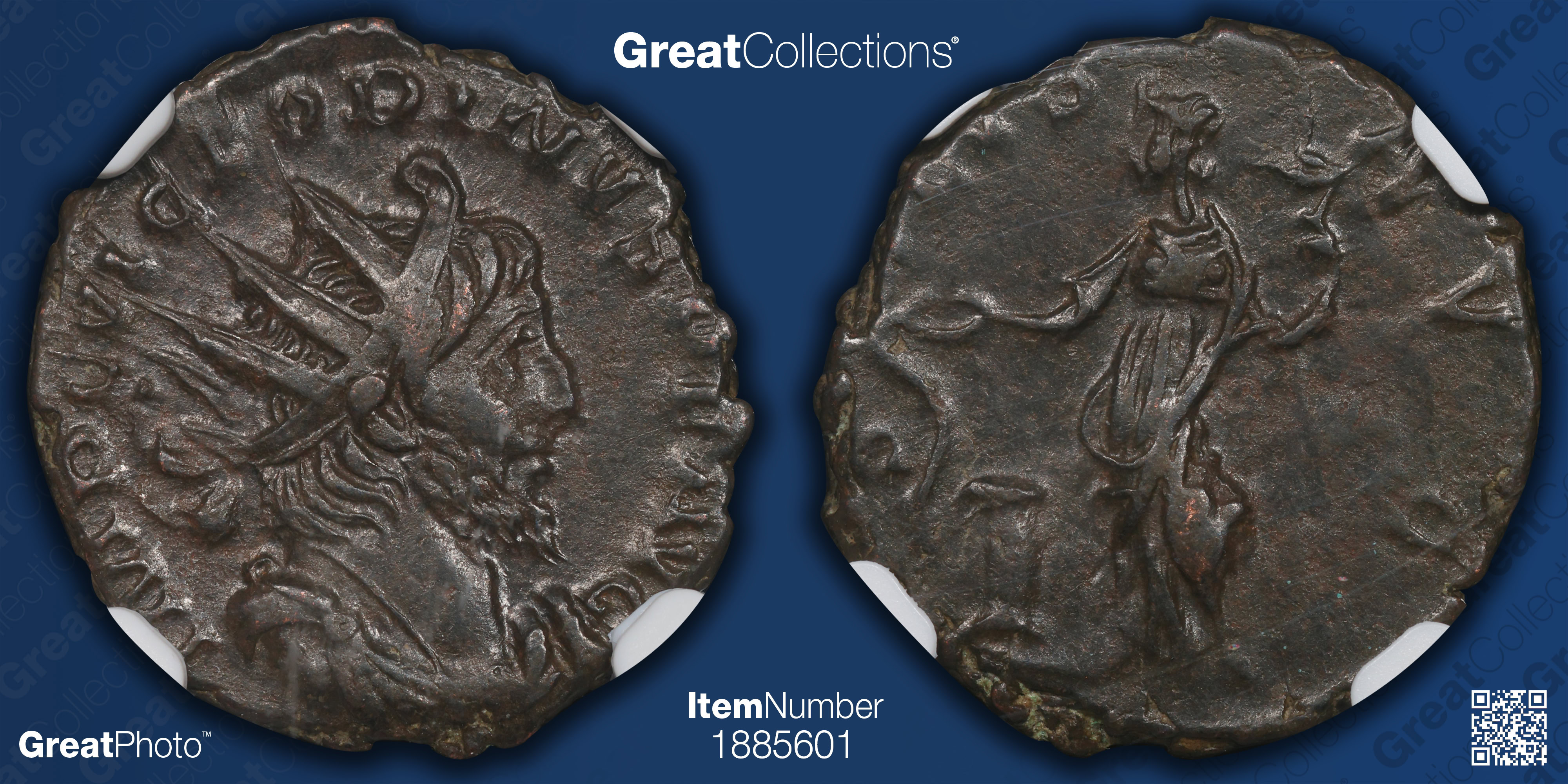 Victorinus Ancient Roman Empire, Victorinus (A.D. 269-271) A.D. 271 BI ...