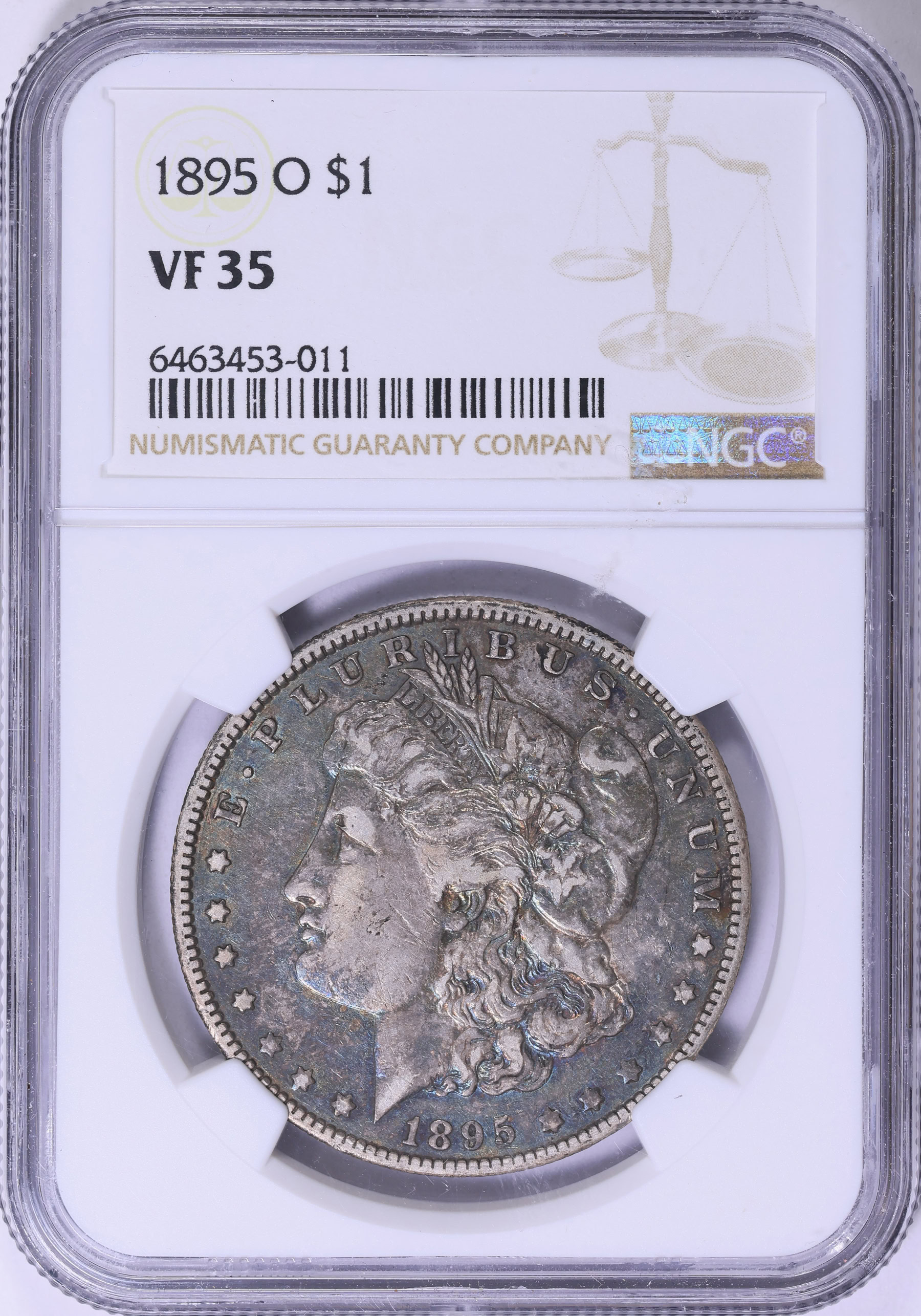 1895-O Morgan Silver Dollar NGC VF-35 (Toned) (Item 1886500