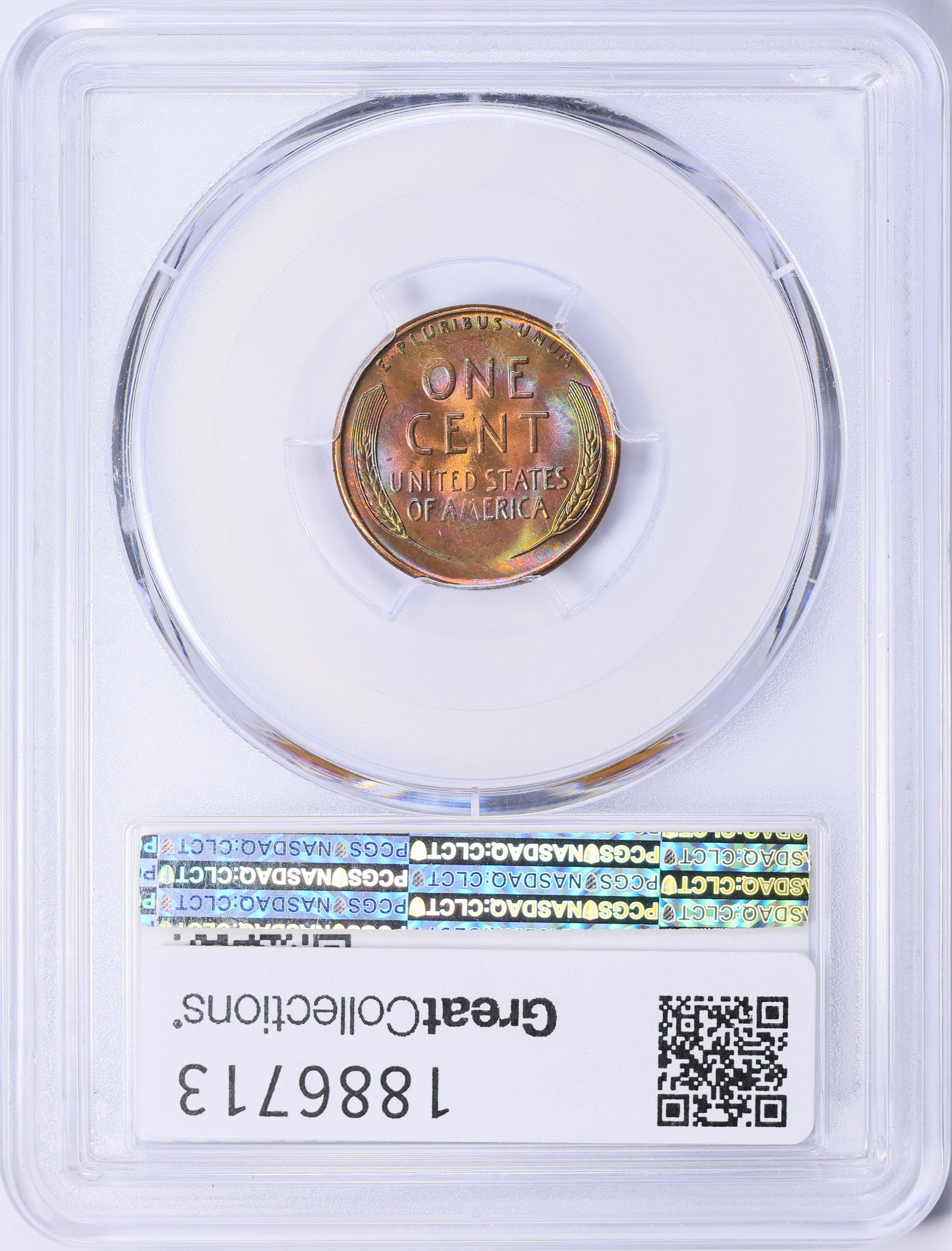 1955-S Lincoln Cent PCGS MS-64 RB (Toned) (Item 1886713