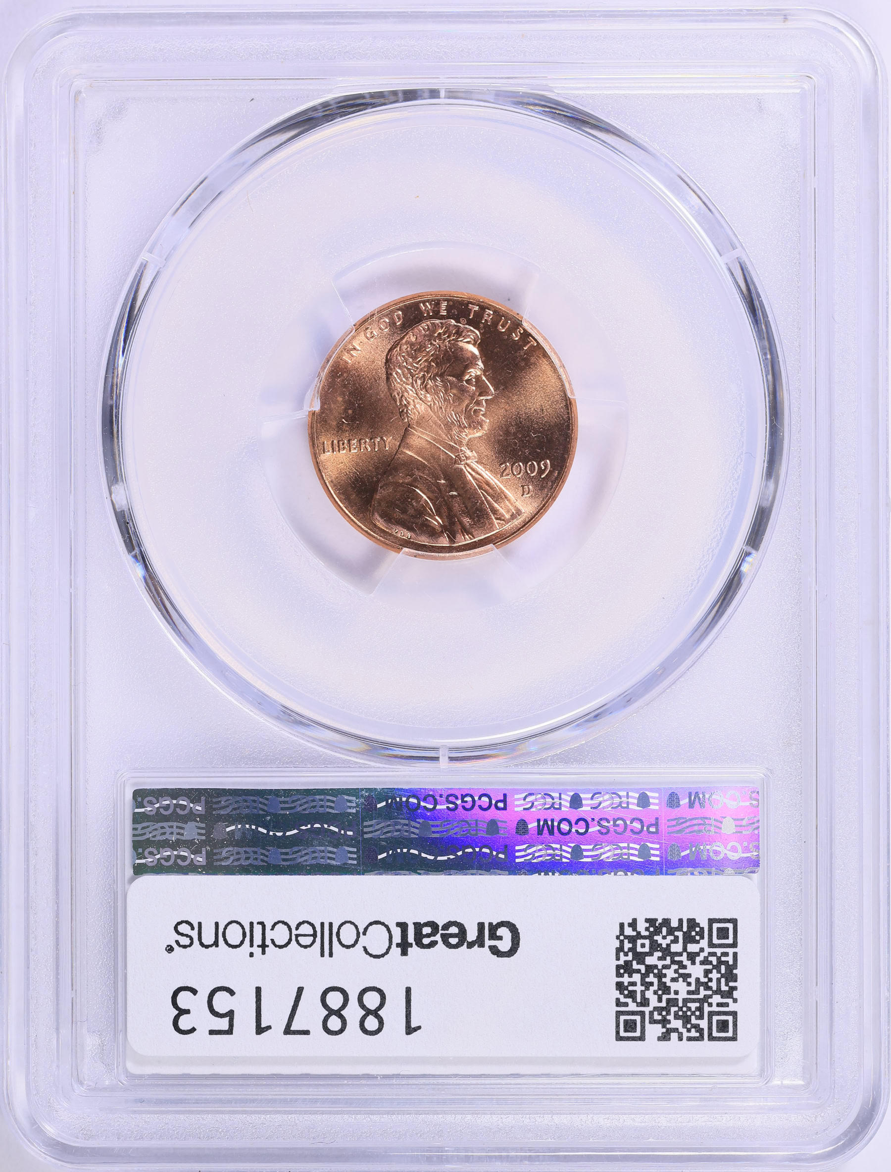 2009-D Lincoln Cent Professional Life PCGS MS-67 RD (Item 1887153