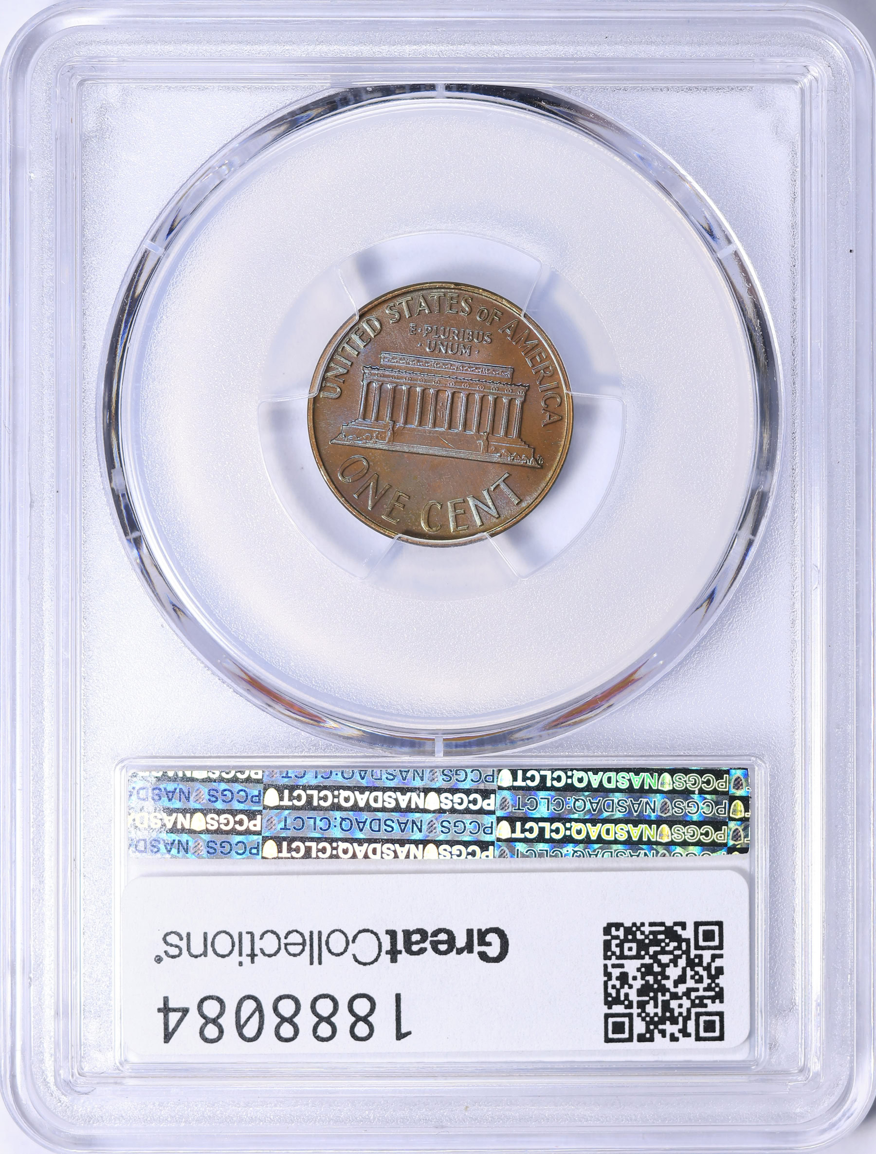 1967 Lincoln Cent SMS PCGS SP-67 BN (Toned) (Item 1888084