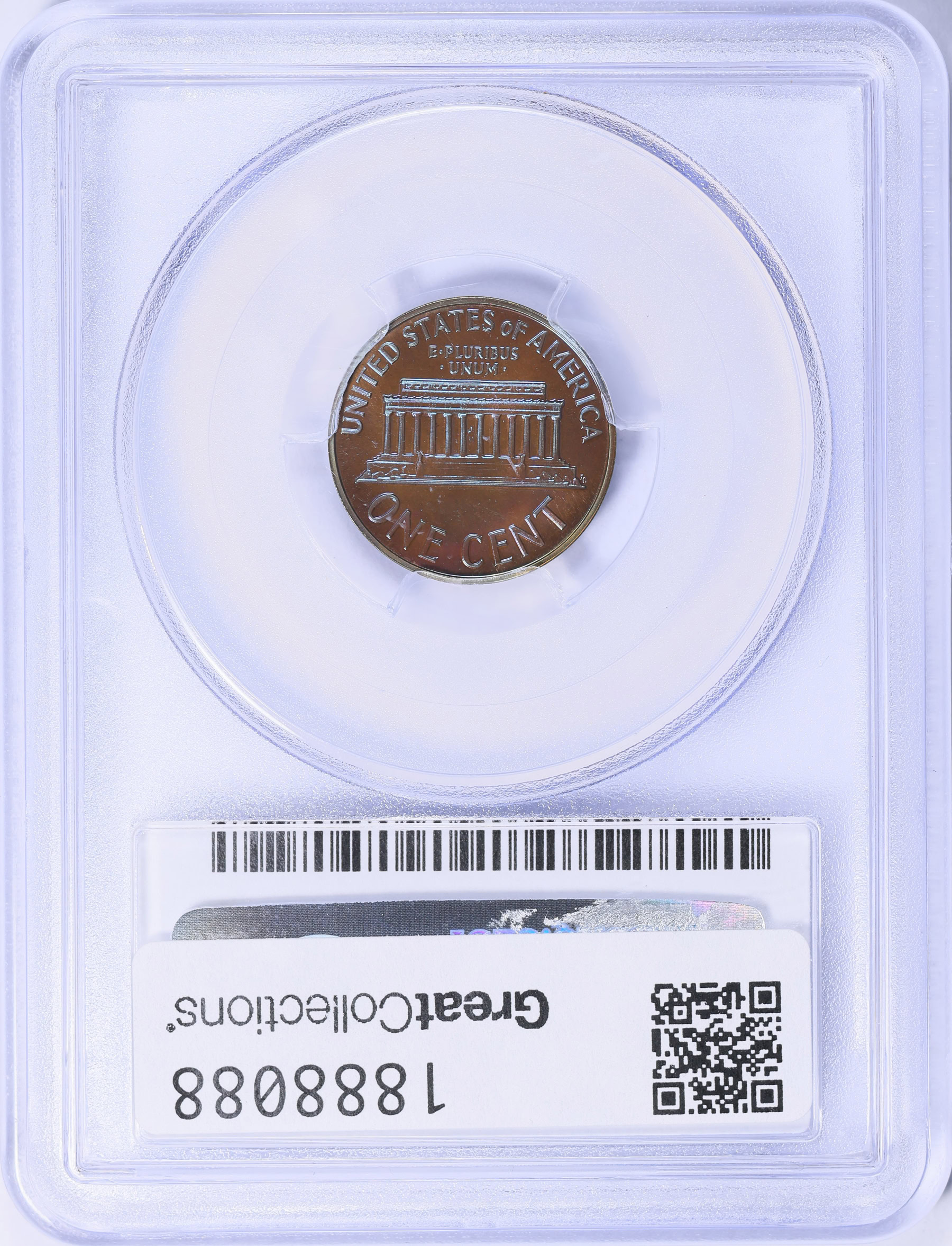 1962 Lincoln Cent Pcgs Proof 68 Bn Toned Item 1888088 
