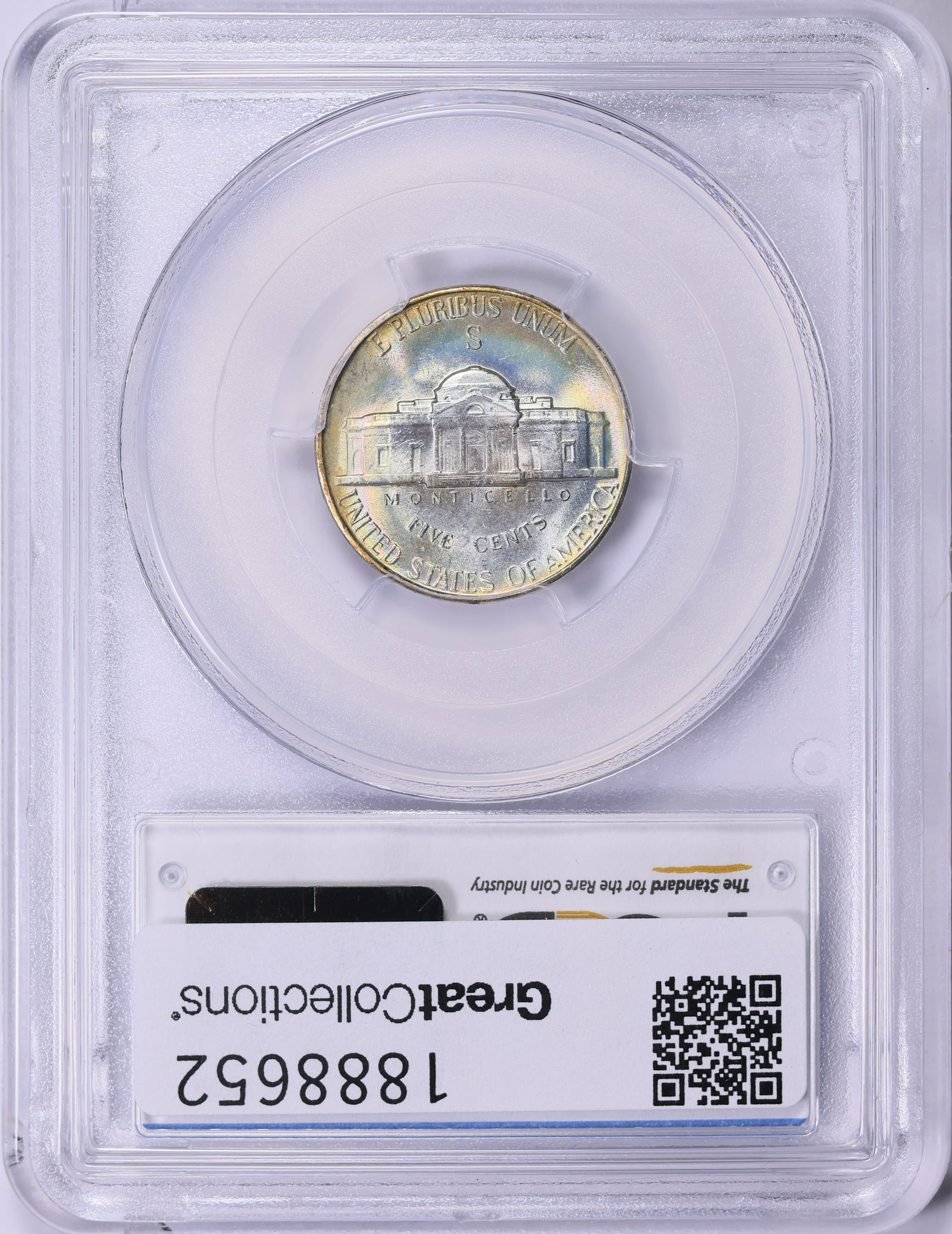 PCGS-MS63 エクアドル アントニオ・ホセ・デ・スクレ 大型銀貨 1944