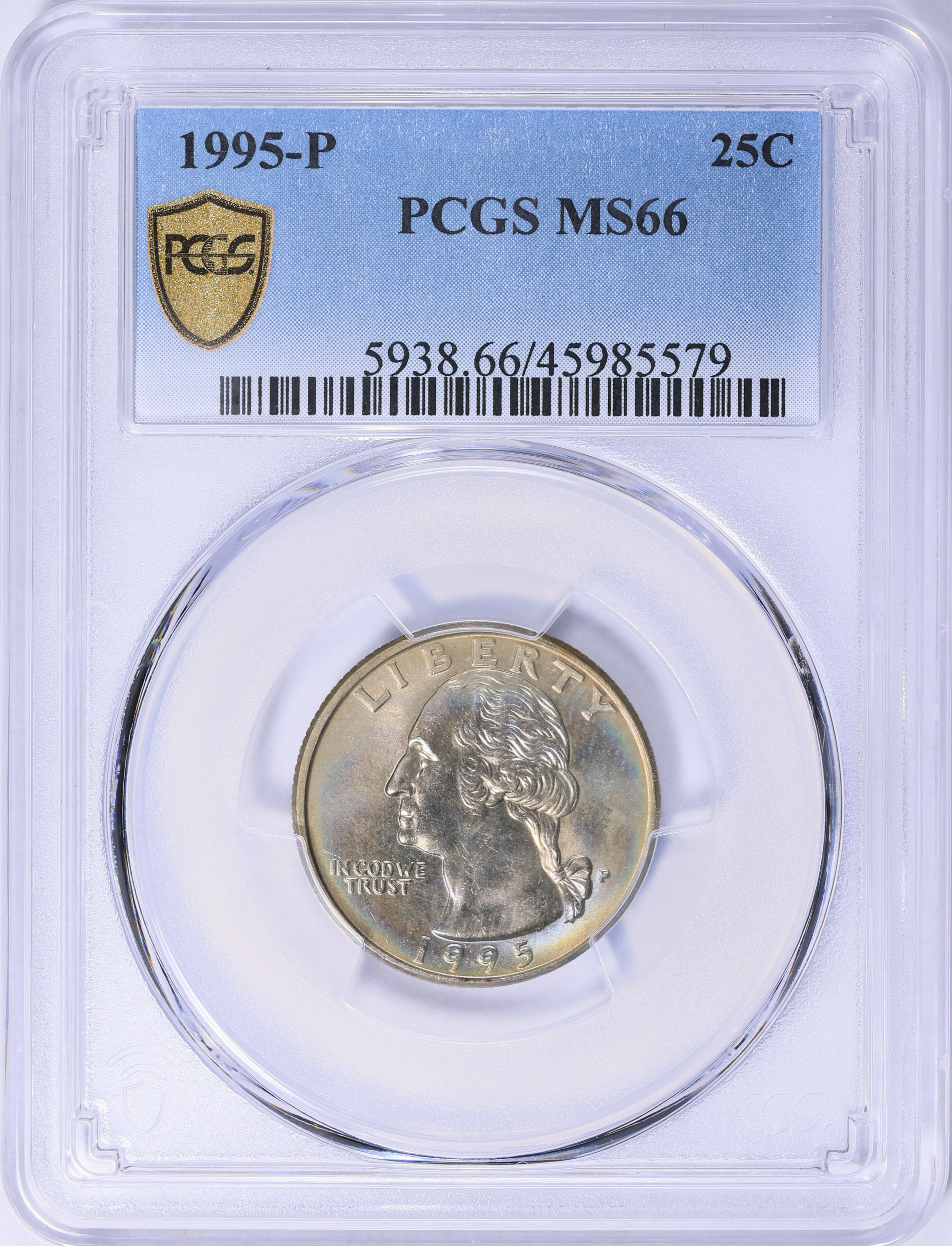 1995-P Washington Quarter PCGS MS-66 (Toned) (Item 1889250