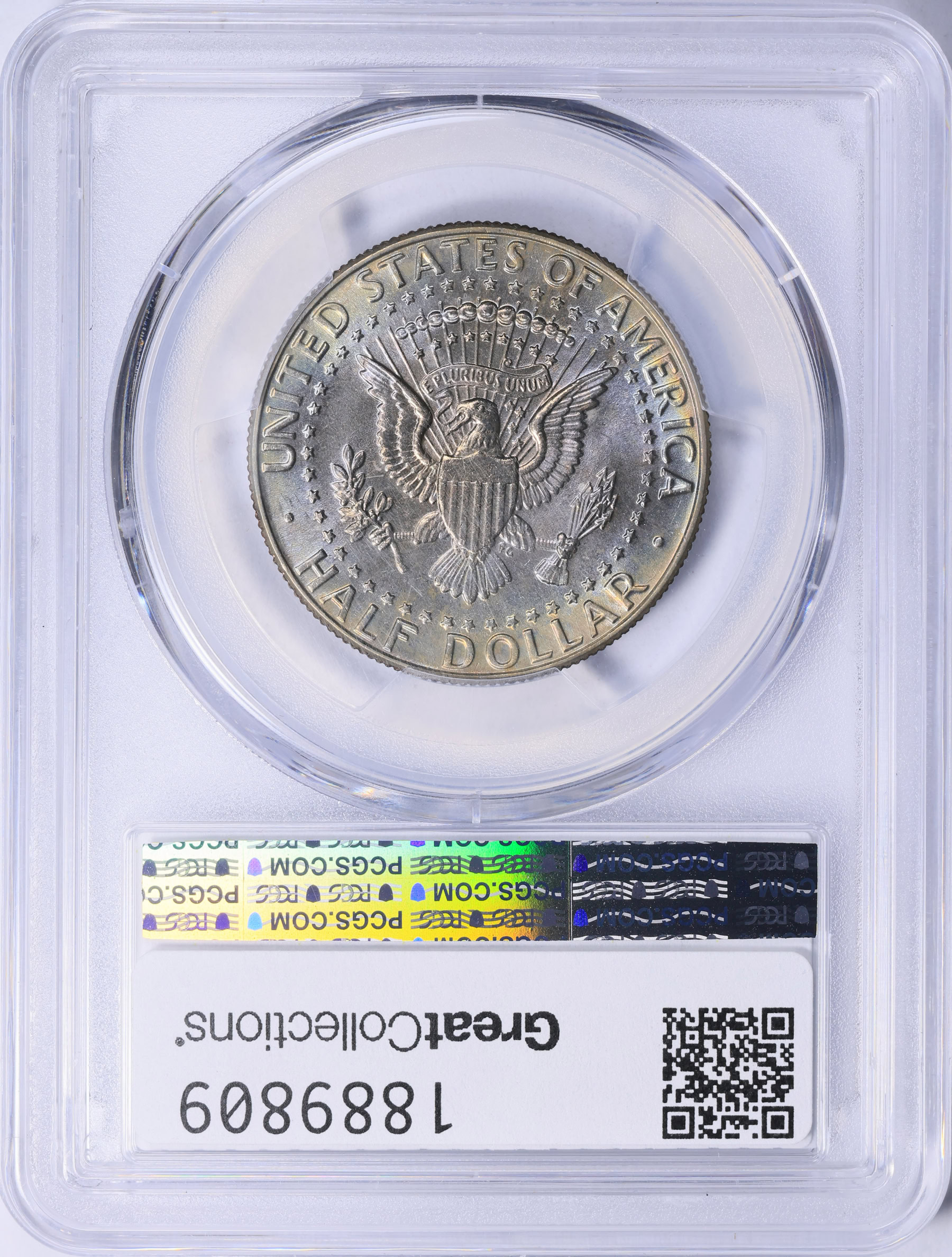 1989-D Kennedy Half Dollar PCGS MS-66 (Toned) (Item 1889809