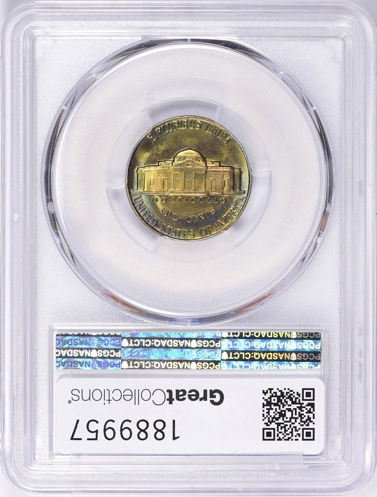 1963 Jefferson Nickel PCGS MS-67+ (Toned) (Item 1889957